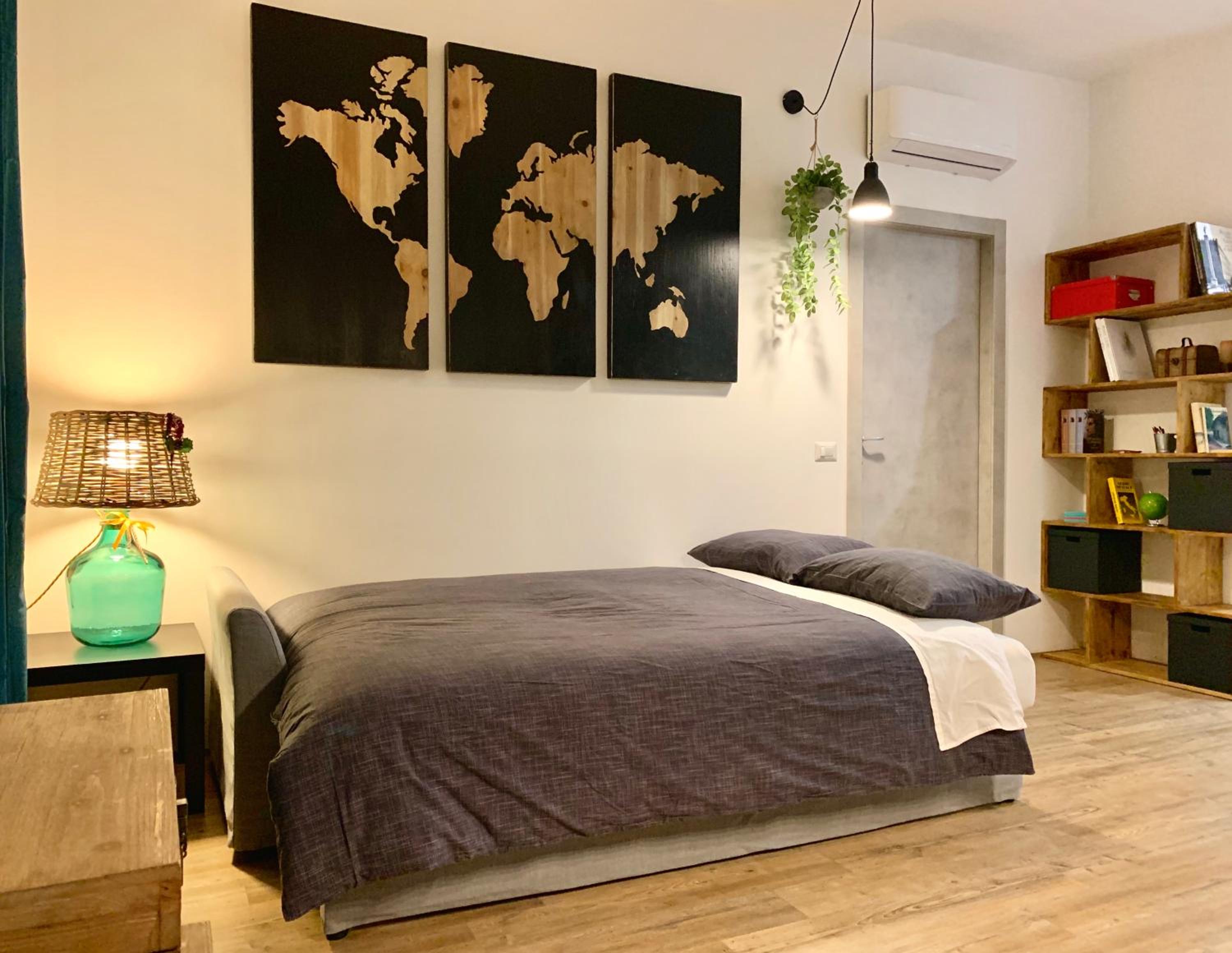 Open the Classic Wooden Shutters at a Cozy City Nest