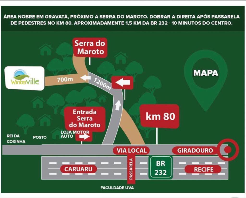 Winterville Gravatá Flat 425 - Próximo das piscinas