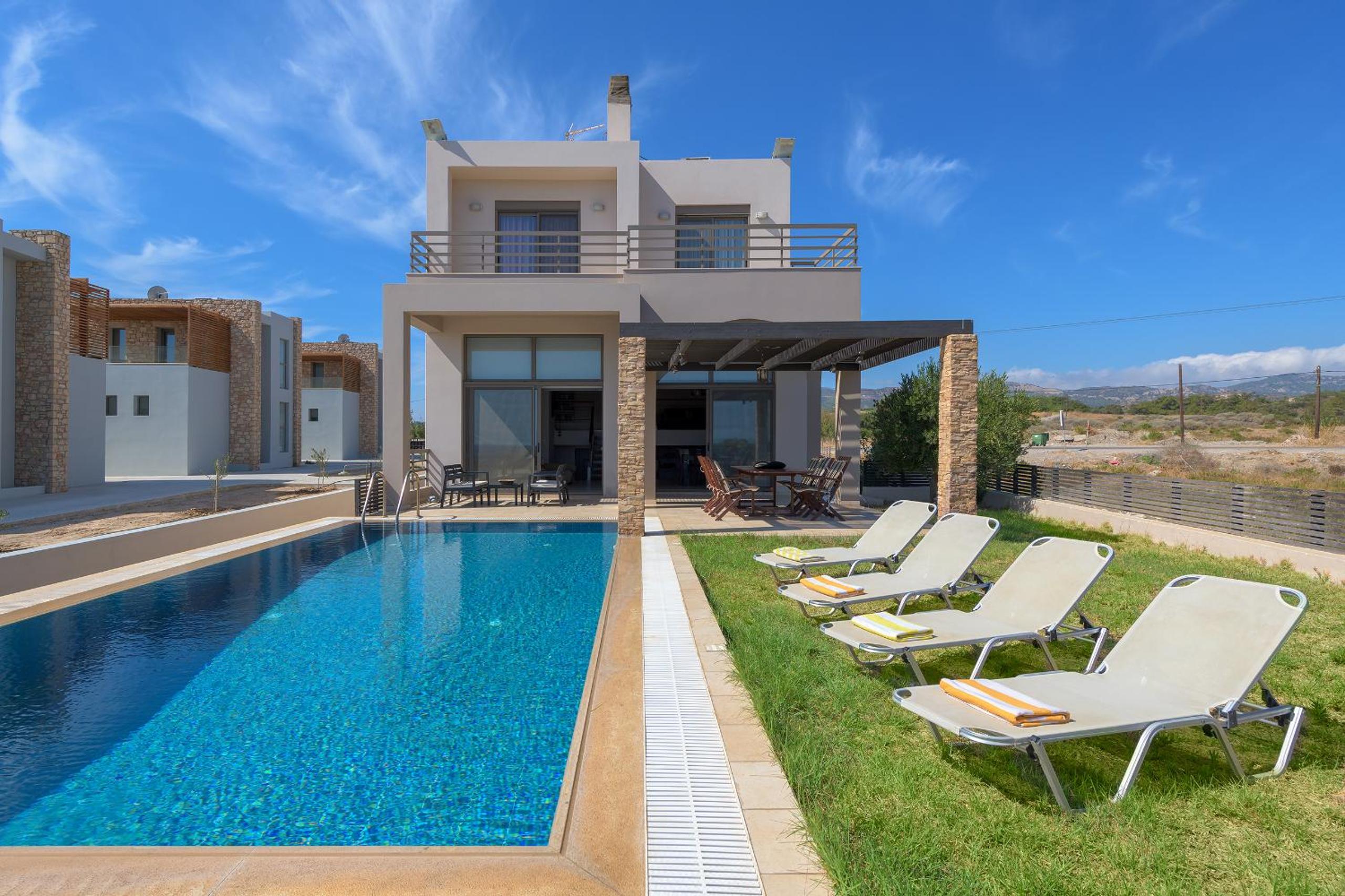 Blue Wave Villa en Gennadi — recepcion & lobby