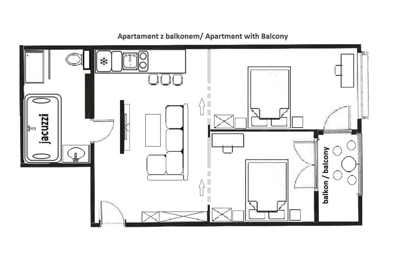 Jacuzzi Apartments view 3