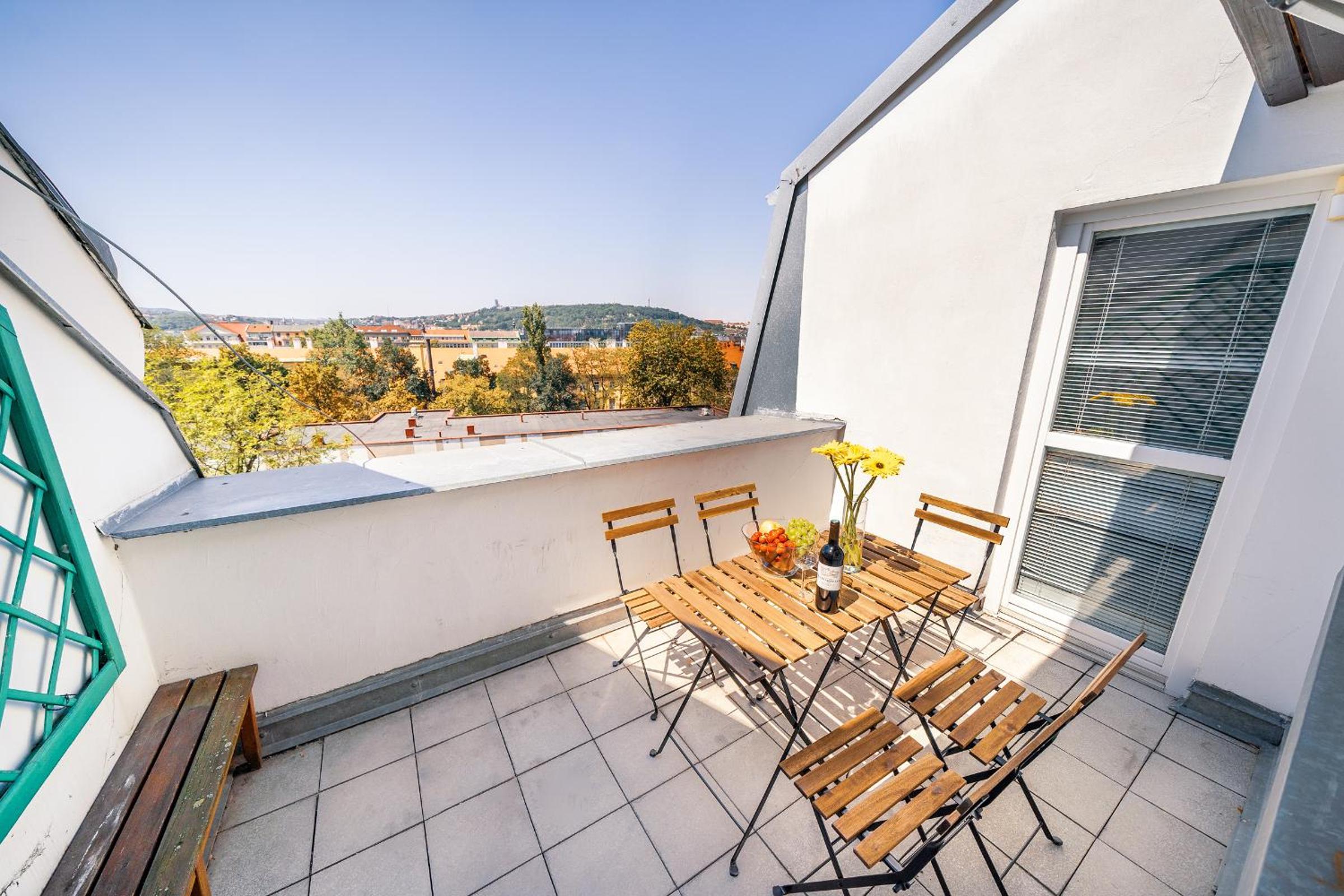 HOME ALONE 5BR+3BATH Penthouse in center of Prague