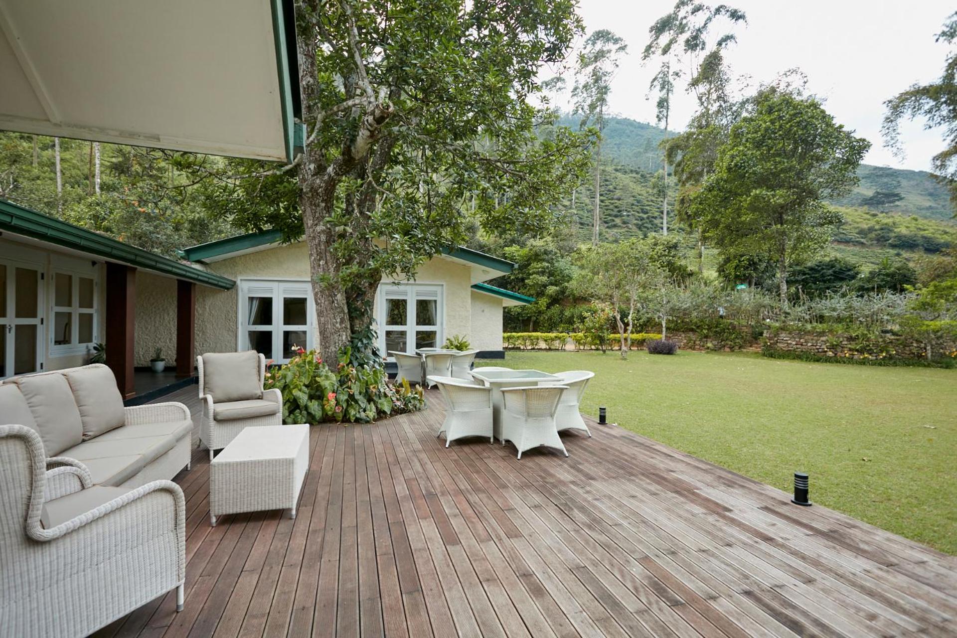 outdoor BBQ area