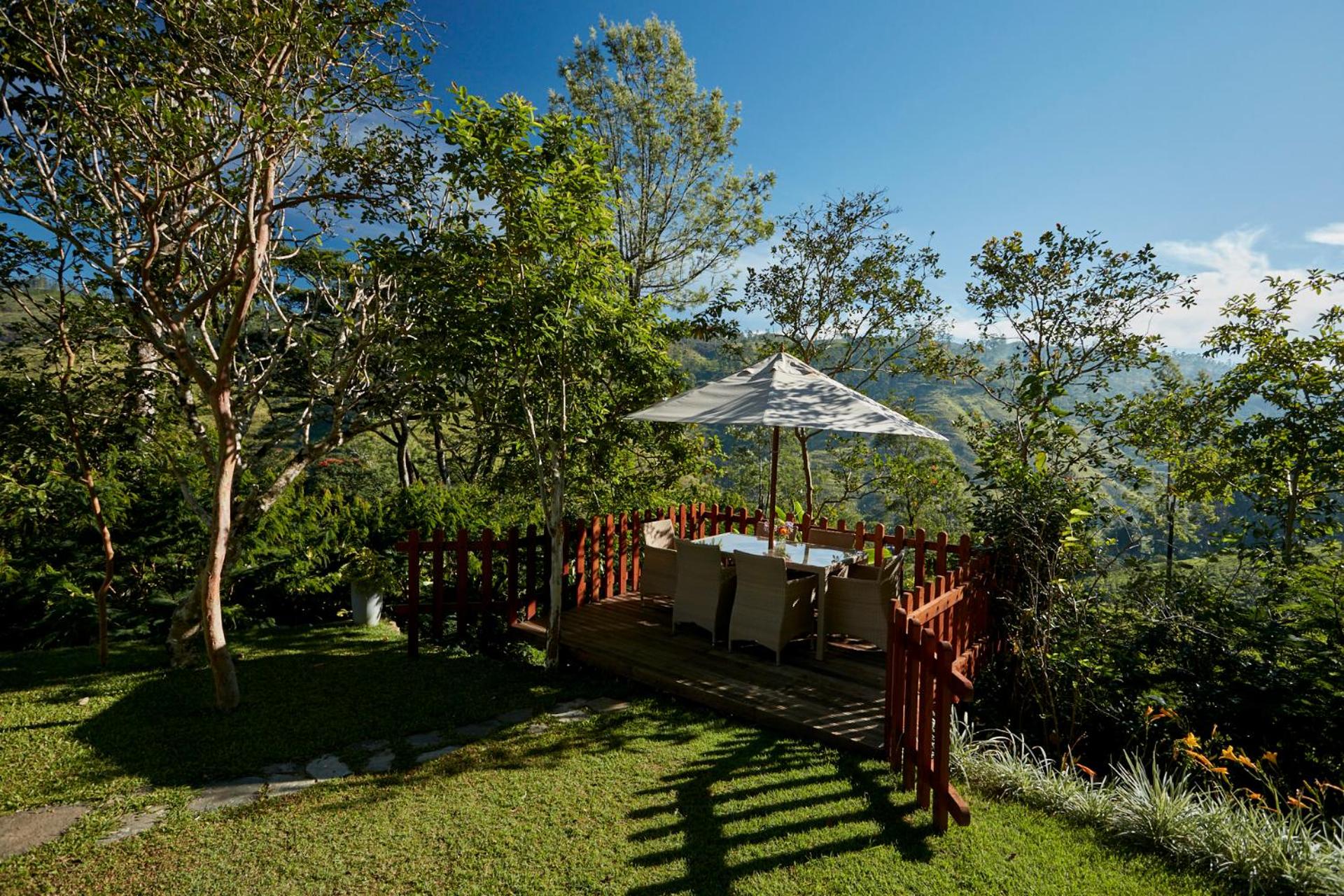 outdoor BBQ area