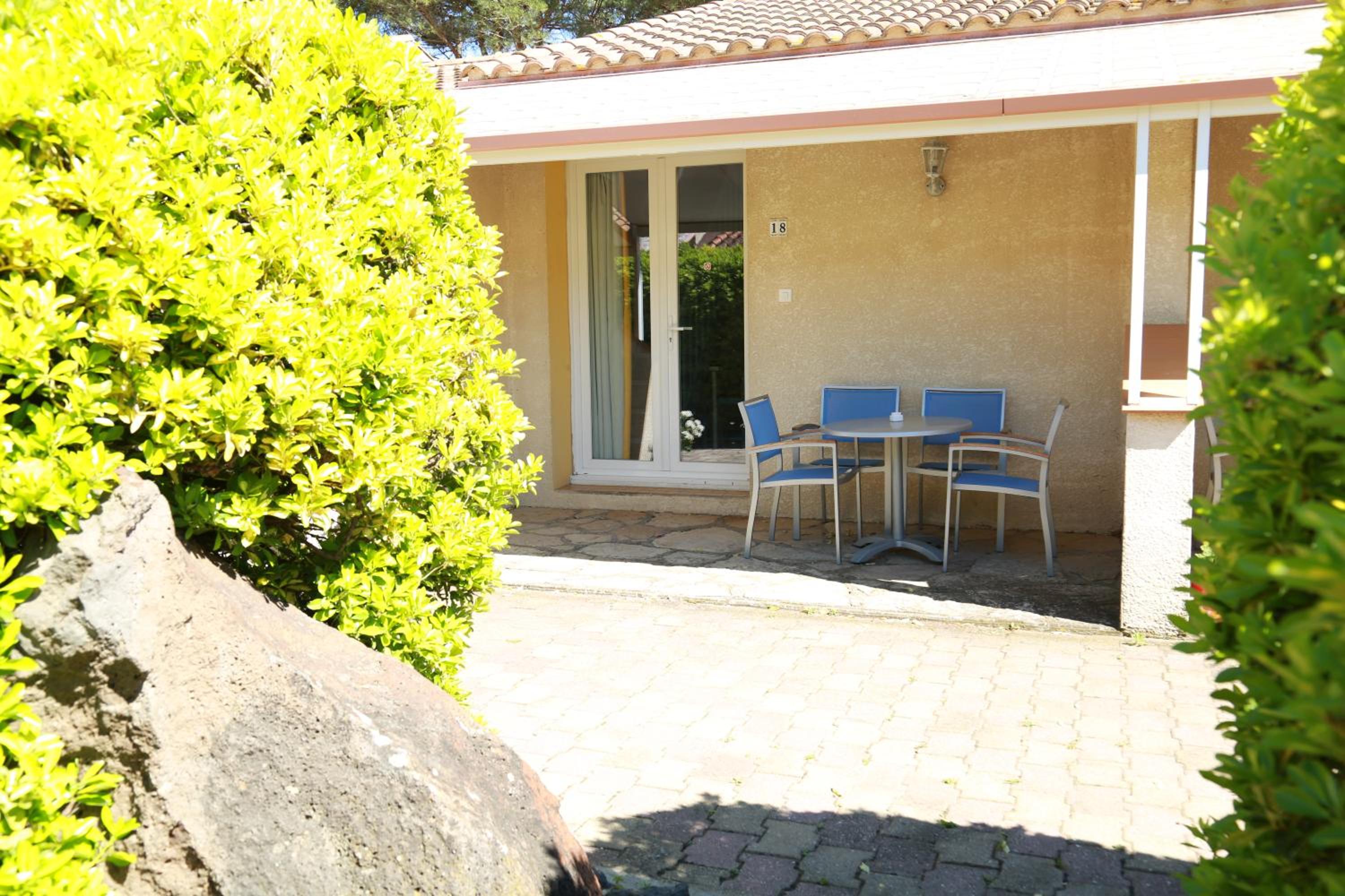 outdoor BBQ area