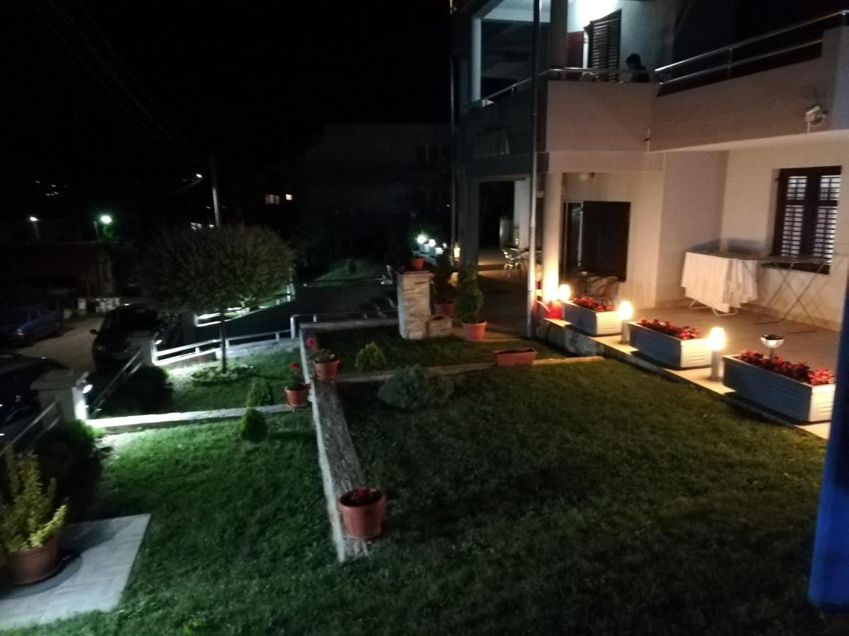 outdoor BBQ area
