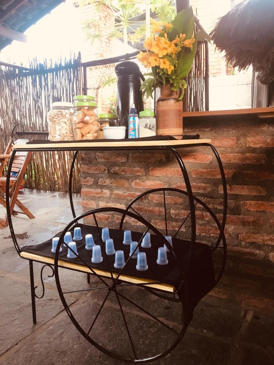 outdoor BBQ area