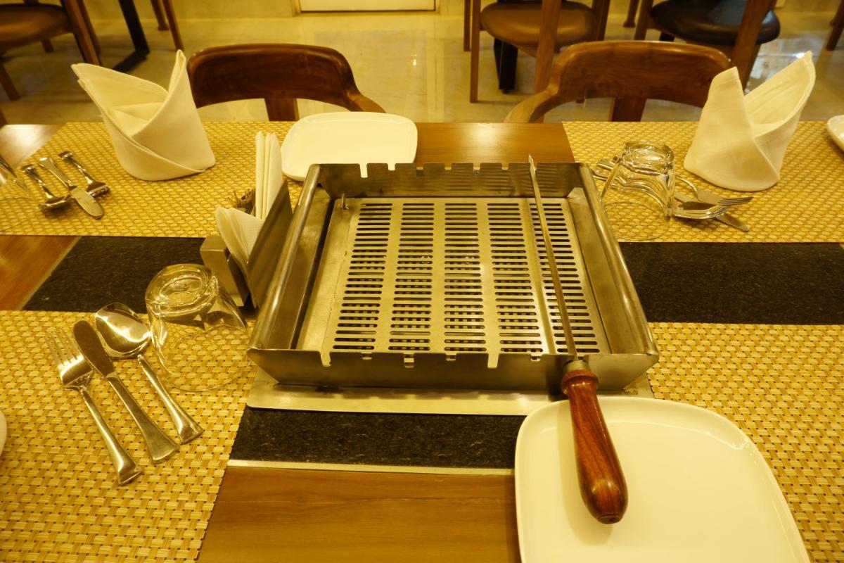 outdoor BBQ area