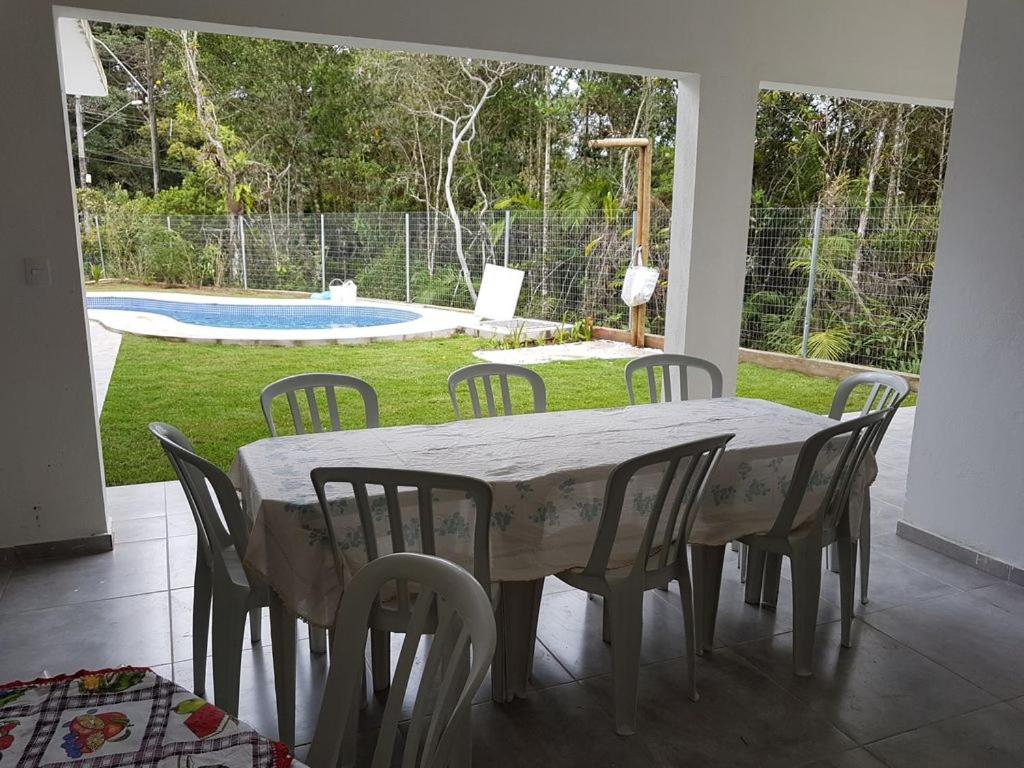Bertioga, Praia Guaratuba, Costa do Sol - Ampla casa, nova, 4 suítes c/piscina