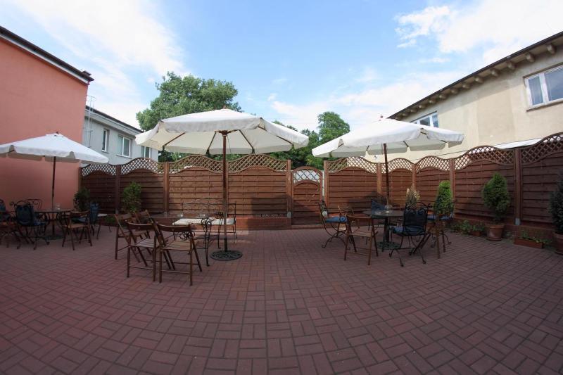 outdoor BBQ area