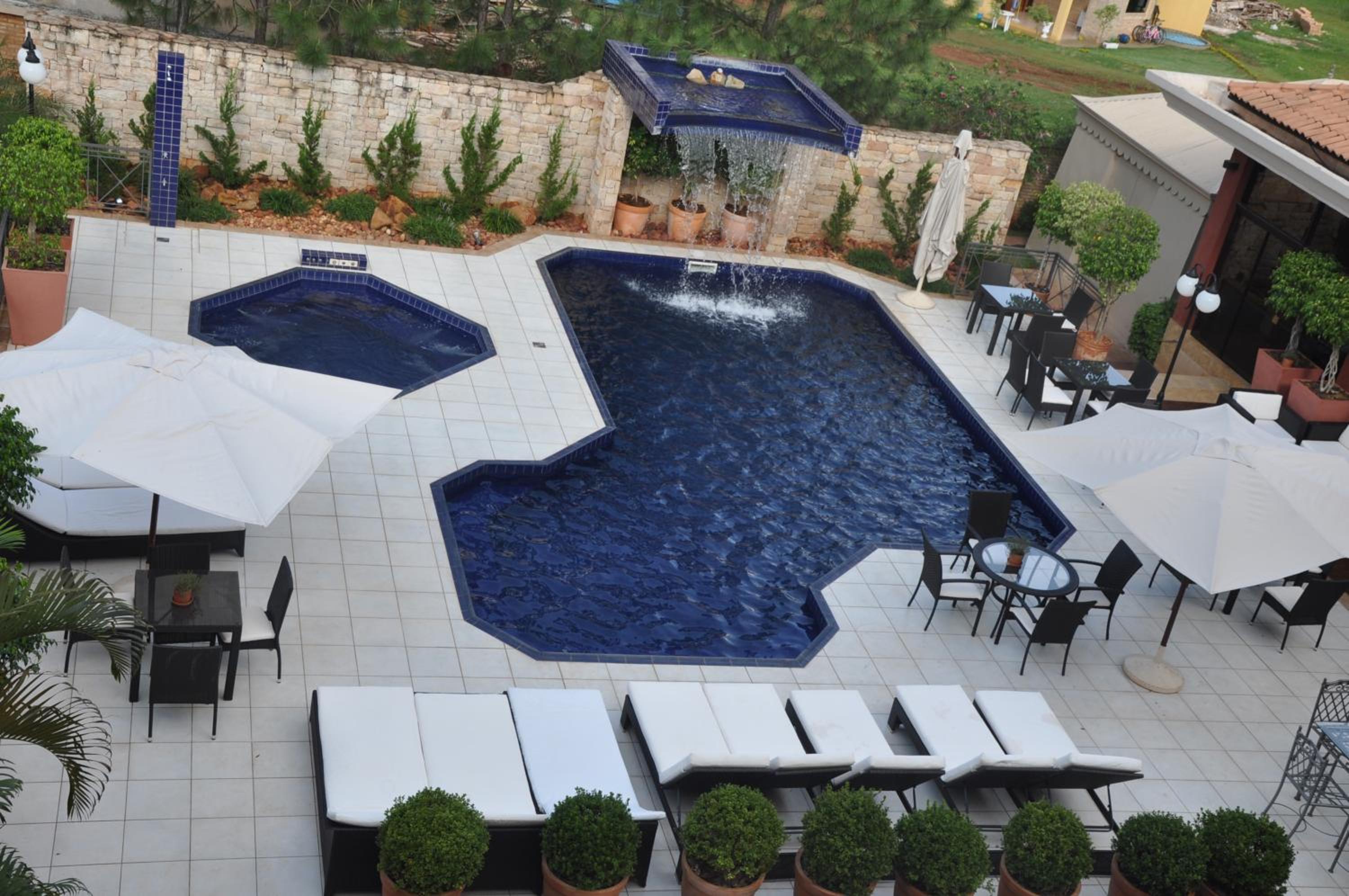 outdoor BBQ area
