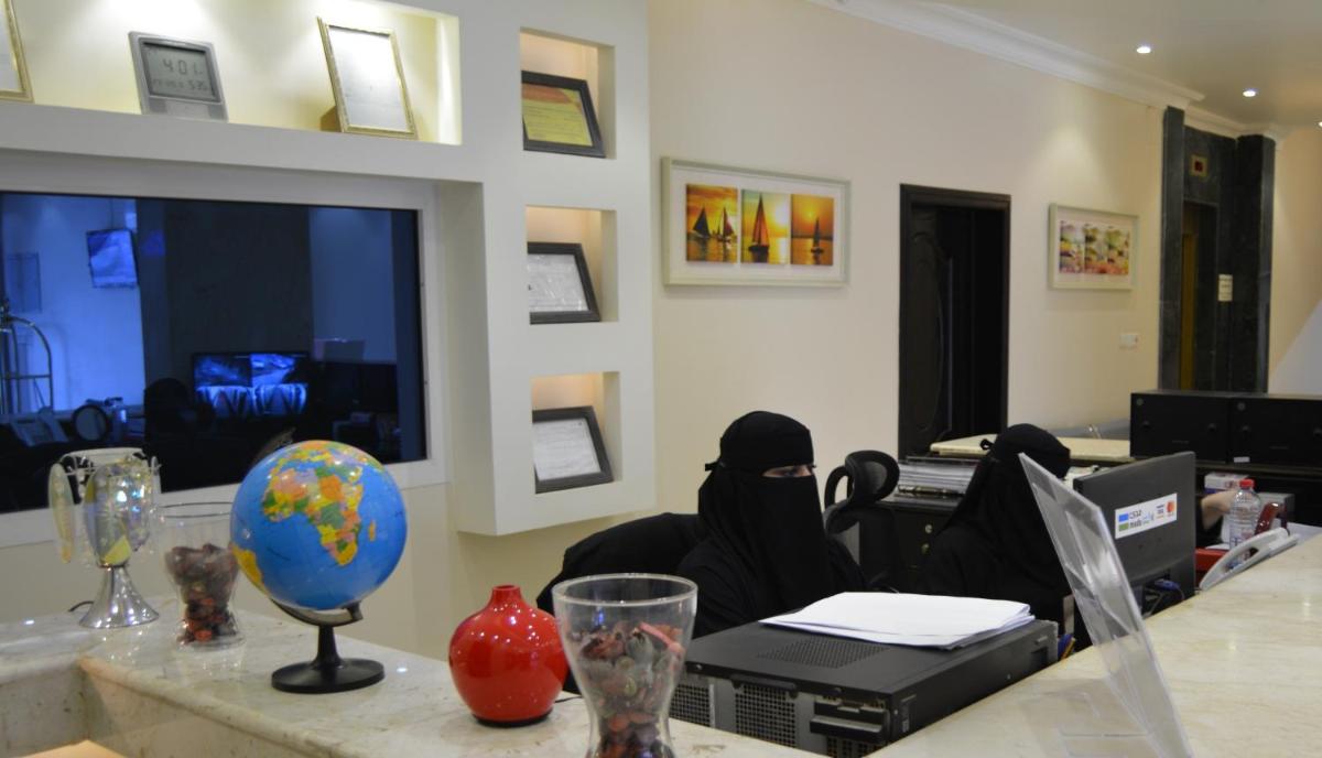 hotel reception