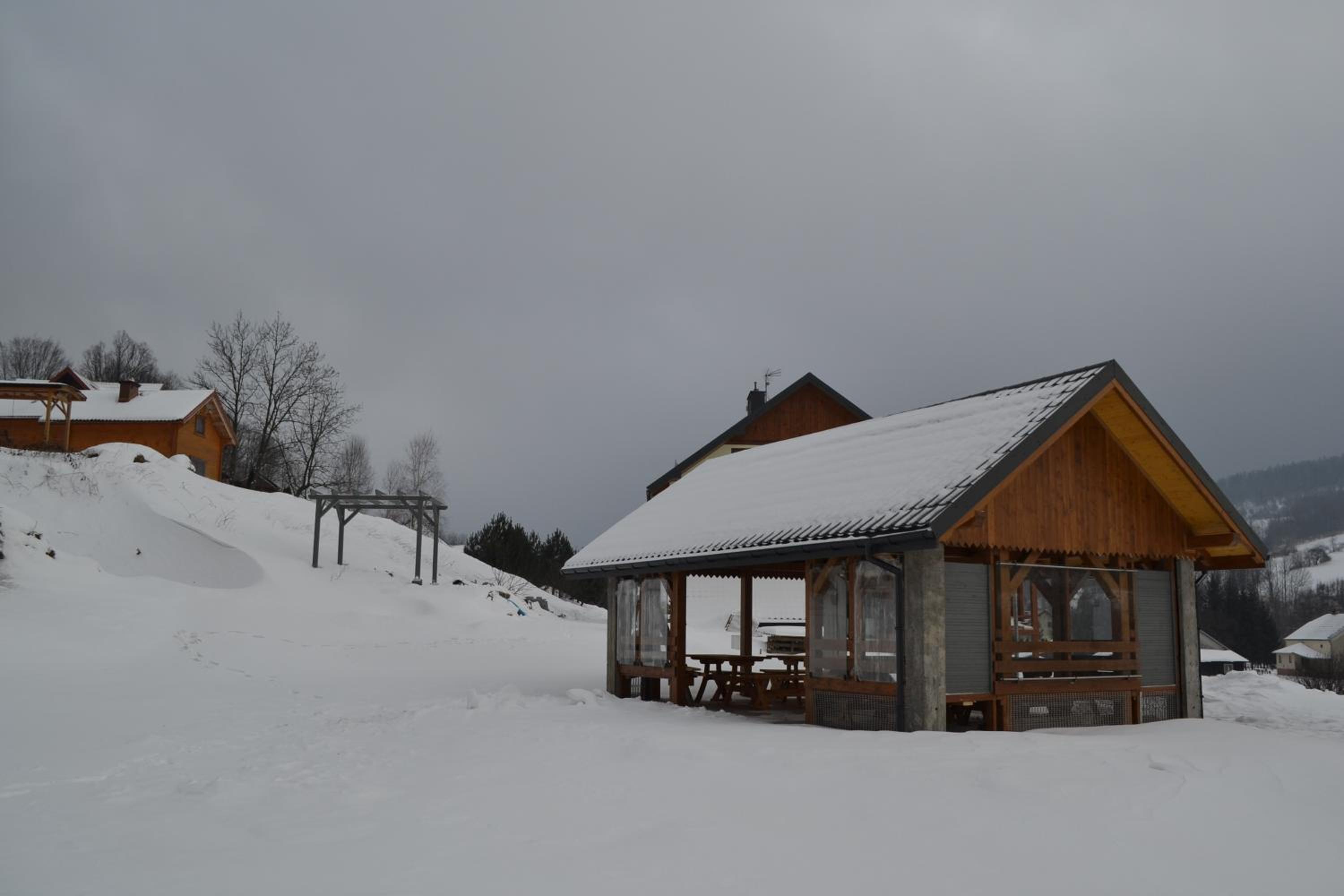 outdoor BBQ area