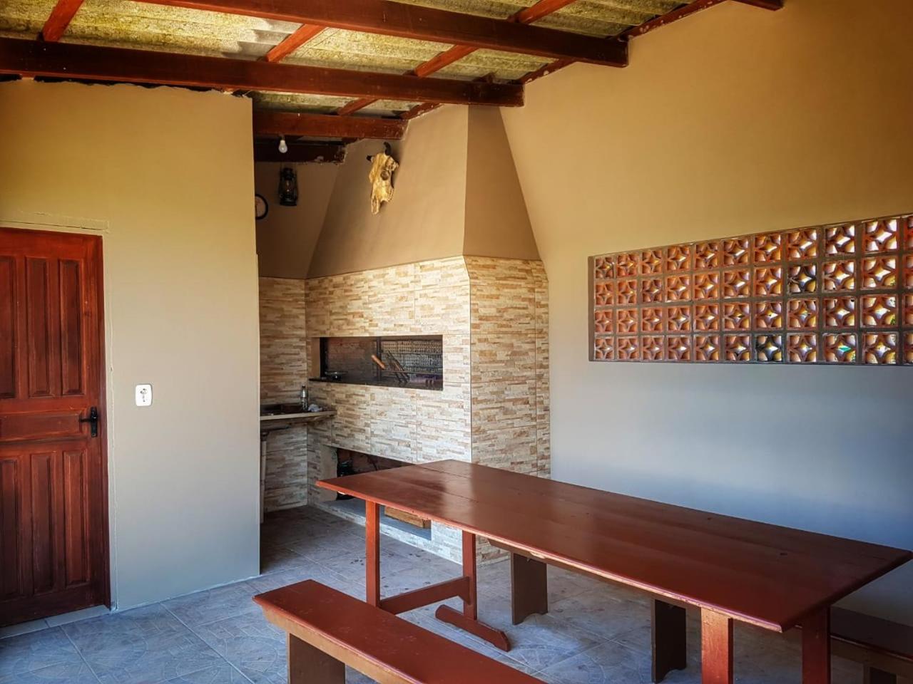 outdoor BBQ area