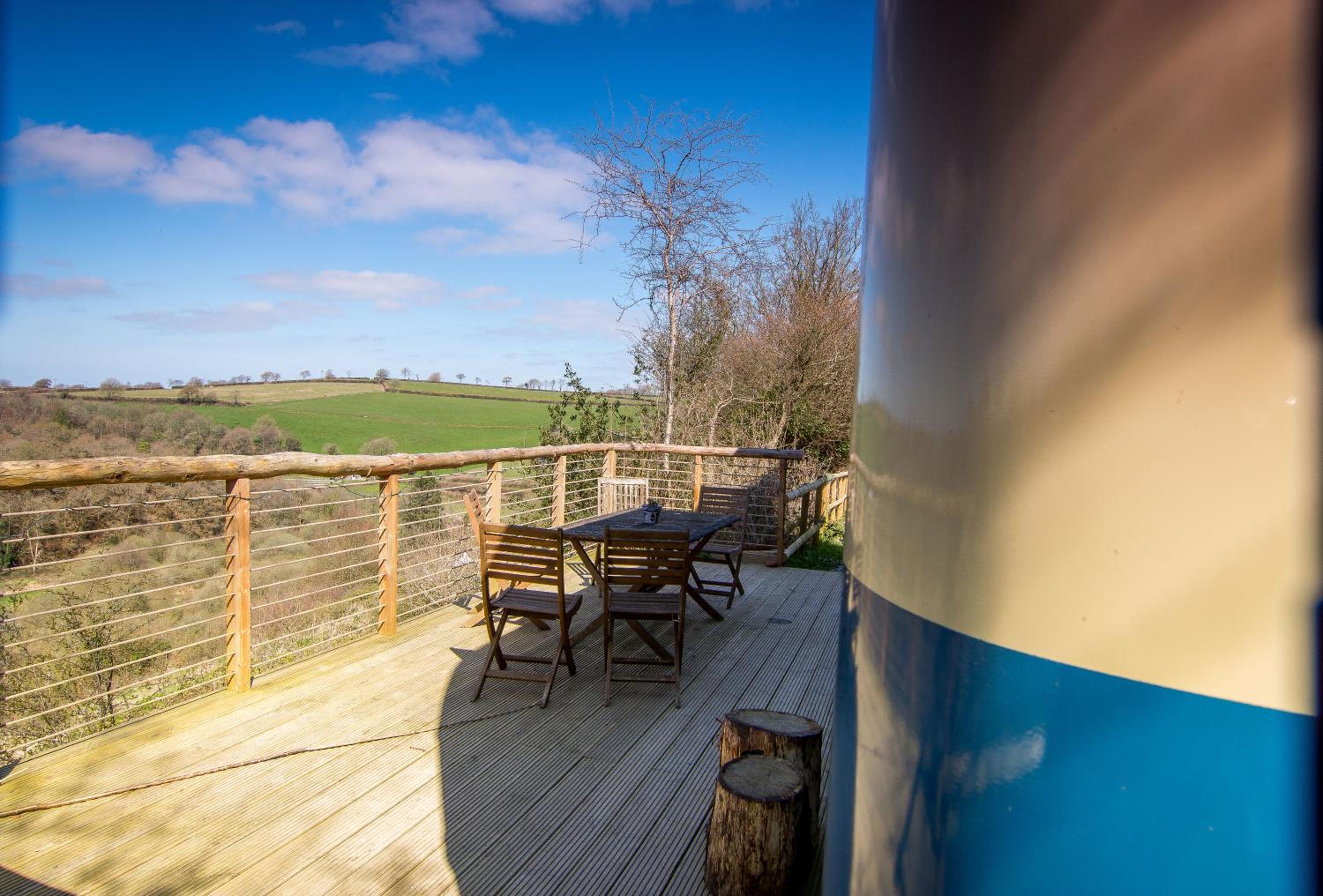 Ceridwen Glamping, double decker bus and Yurts