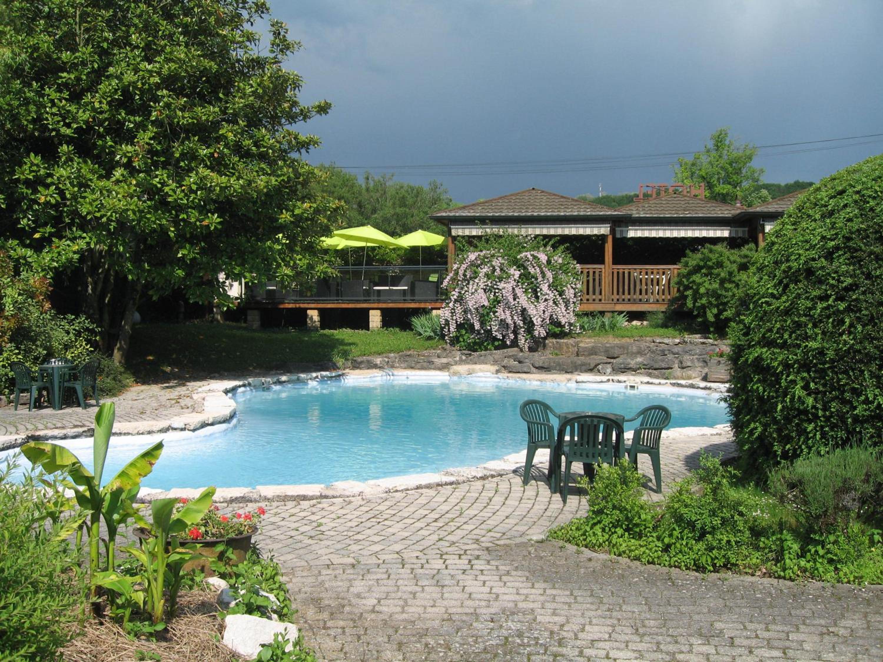 outdoor BBQ area