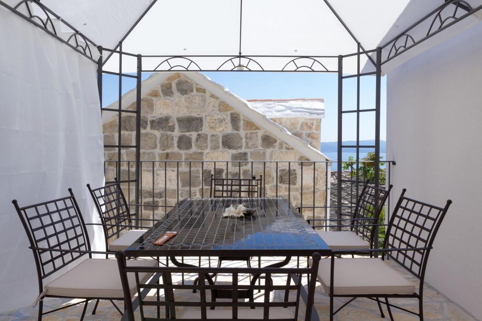 Villa Petit in Brela, private pool view 5