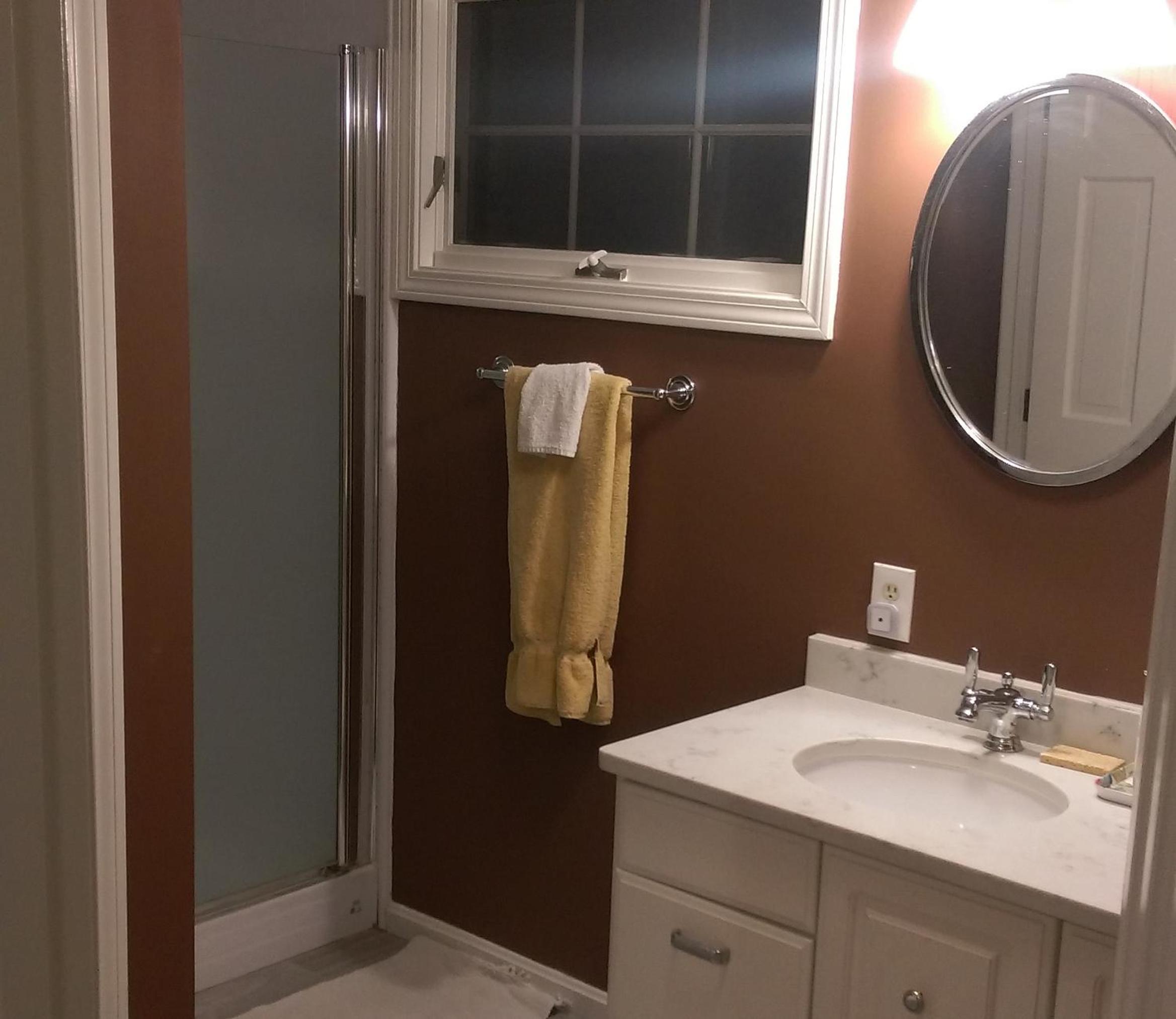 Spacious master bedroom and bath 3
