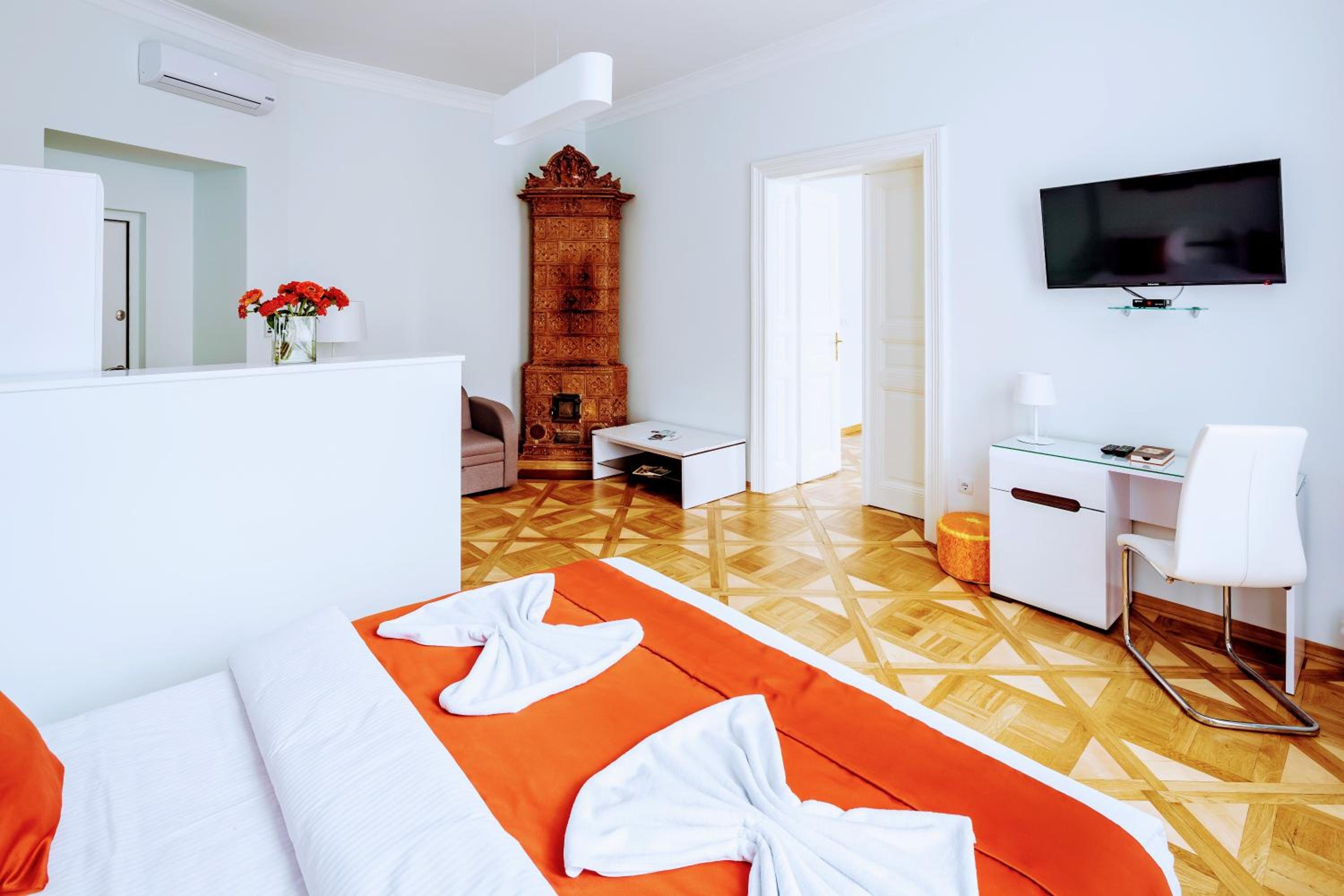 Family apartments in Lviv center with balcony view 2