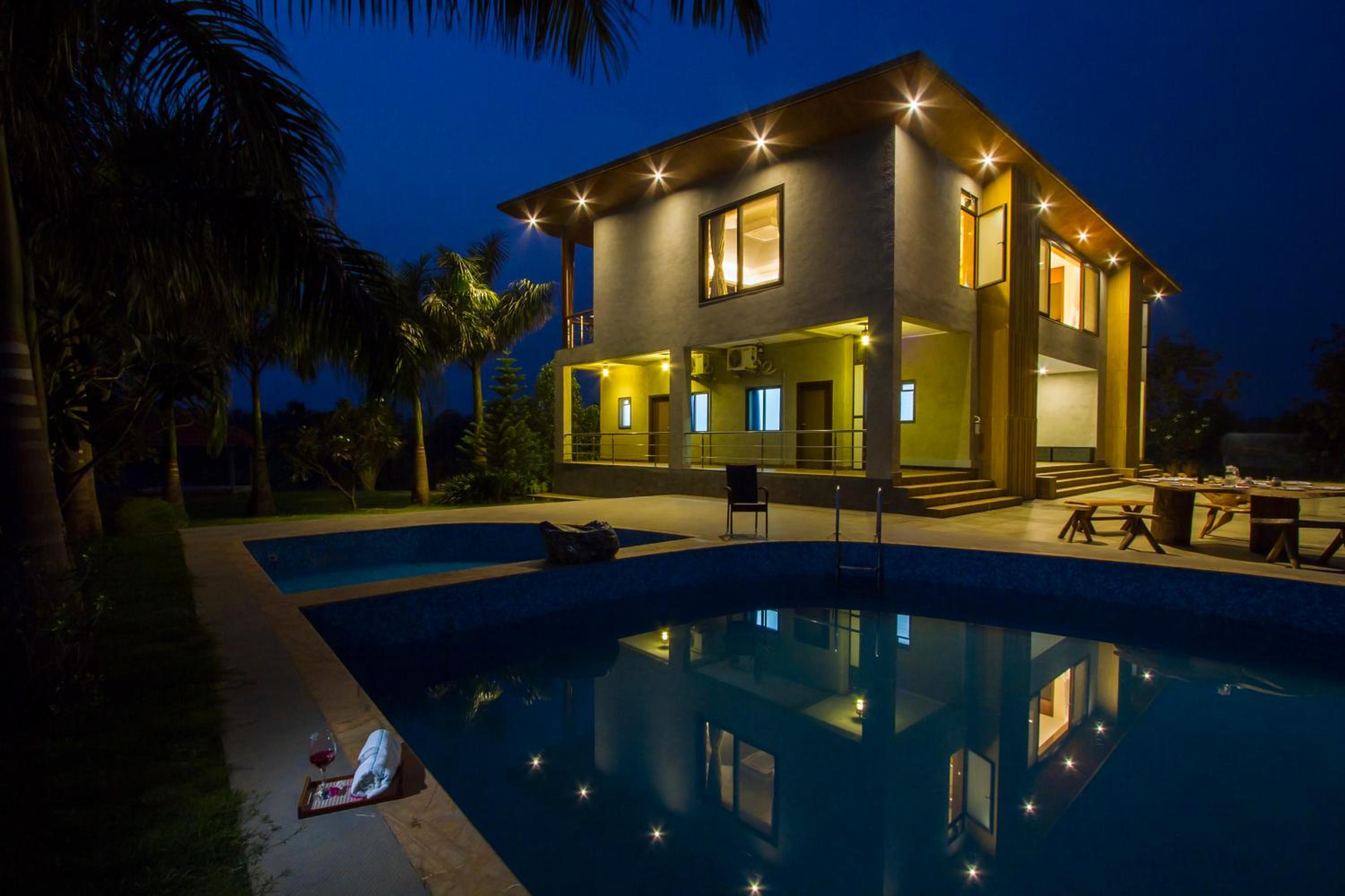 StayVista at Shubmann Villa with Pvt Pool & River View view 2