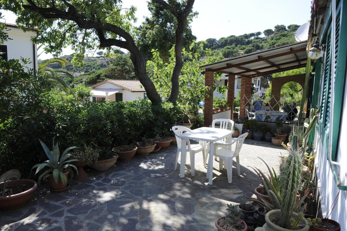 outdoor BBQ area