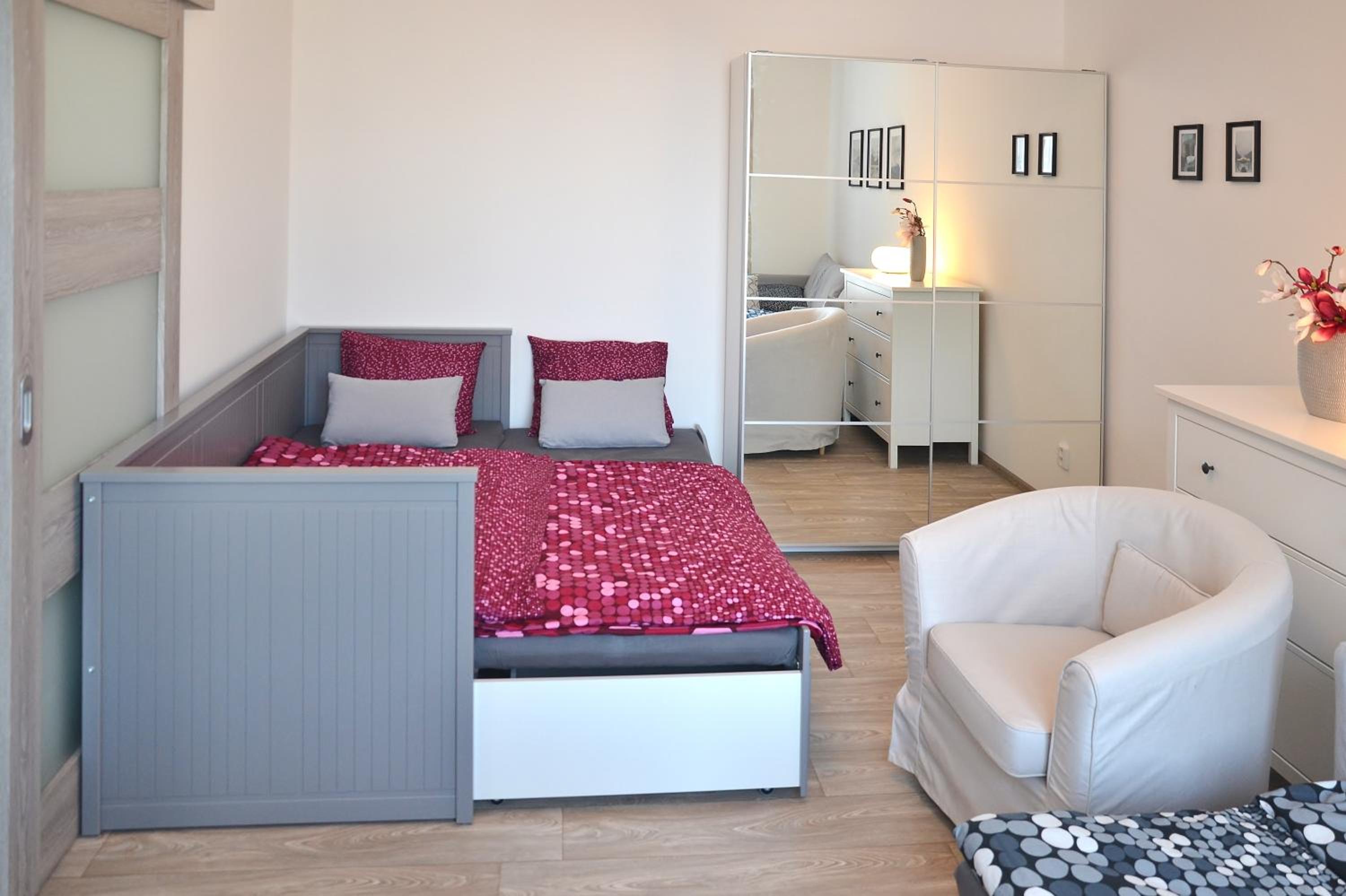 Apartmán 1+1 v centru České Lípy, 2.patro