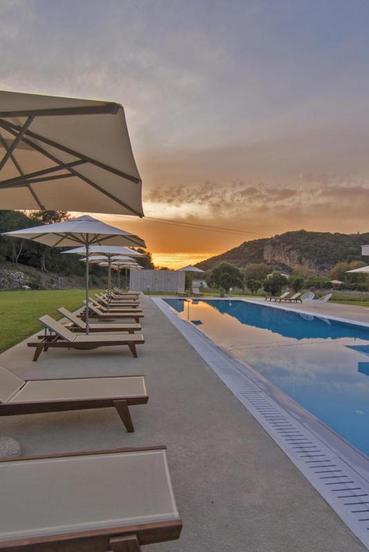 outdoor BBQ area