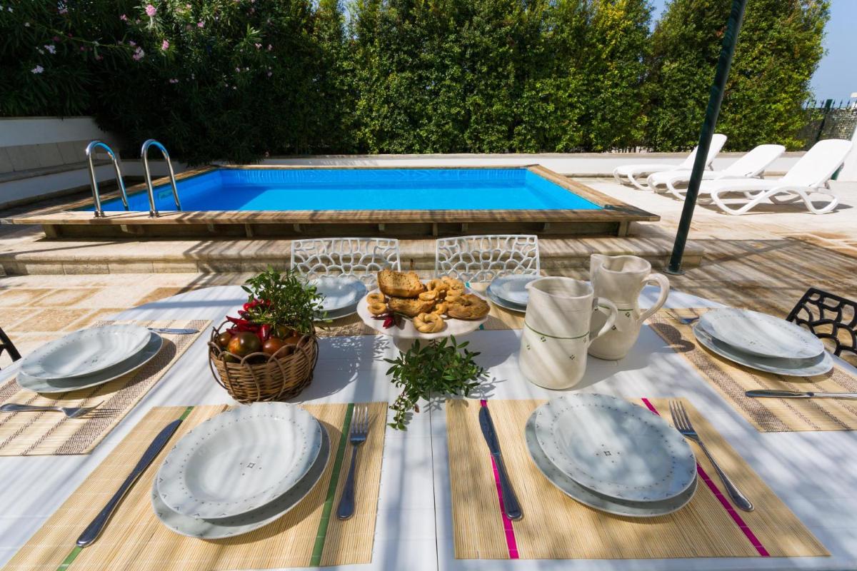 Country pool house view 3
