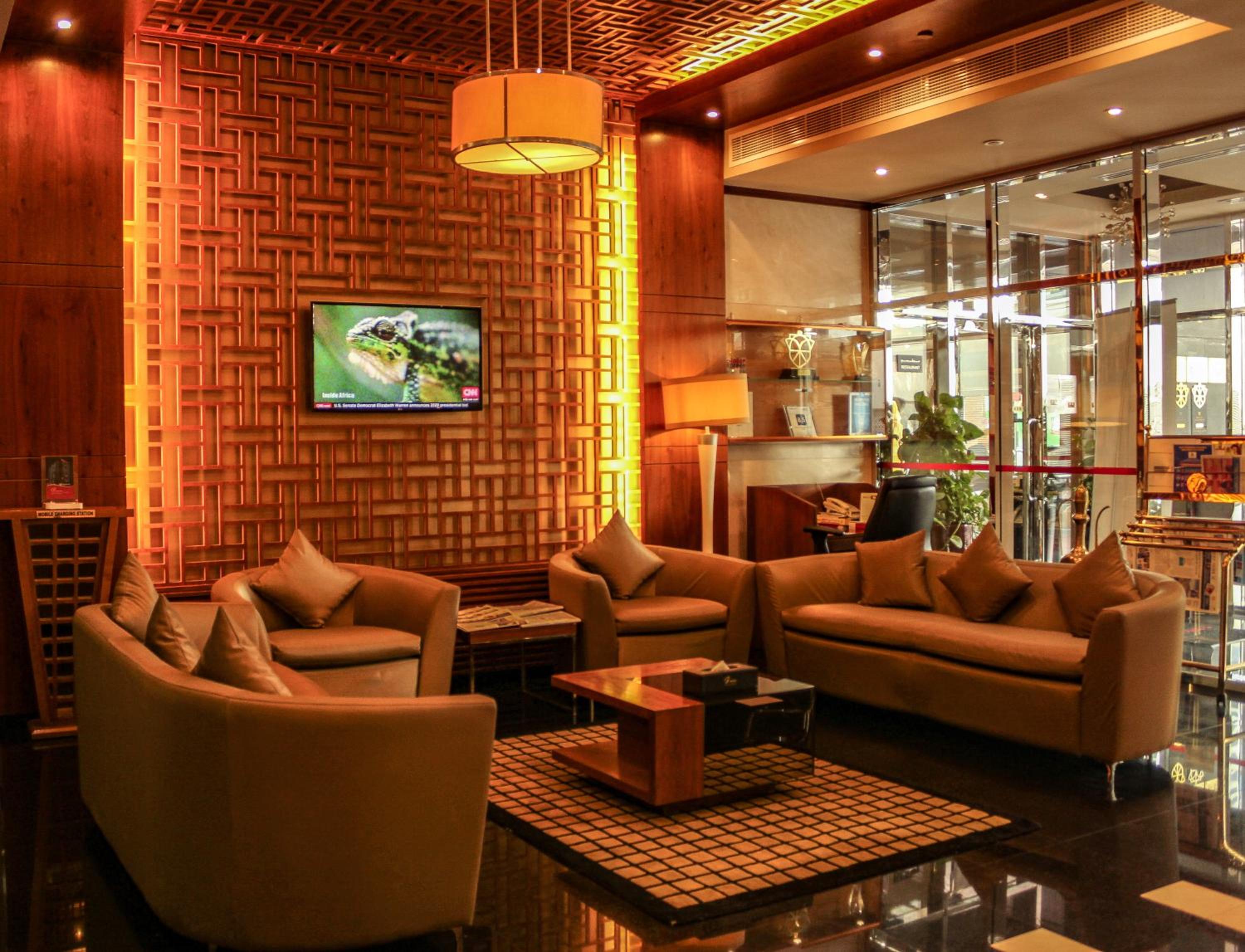 hotel reception