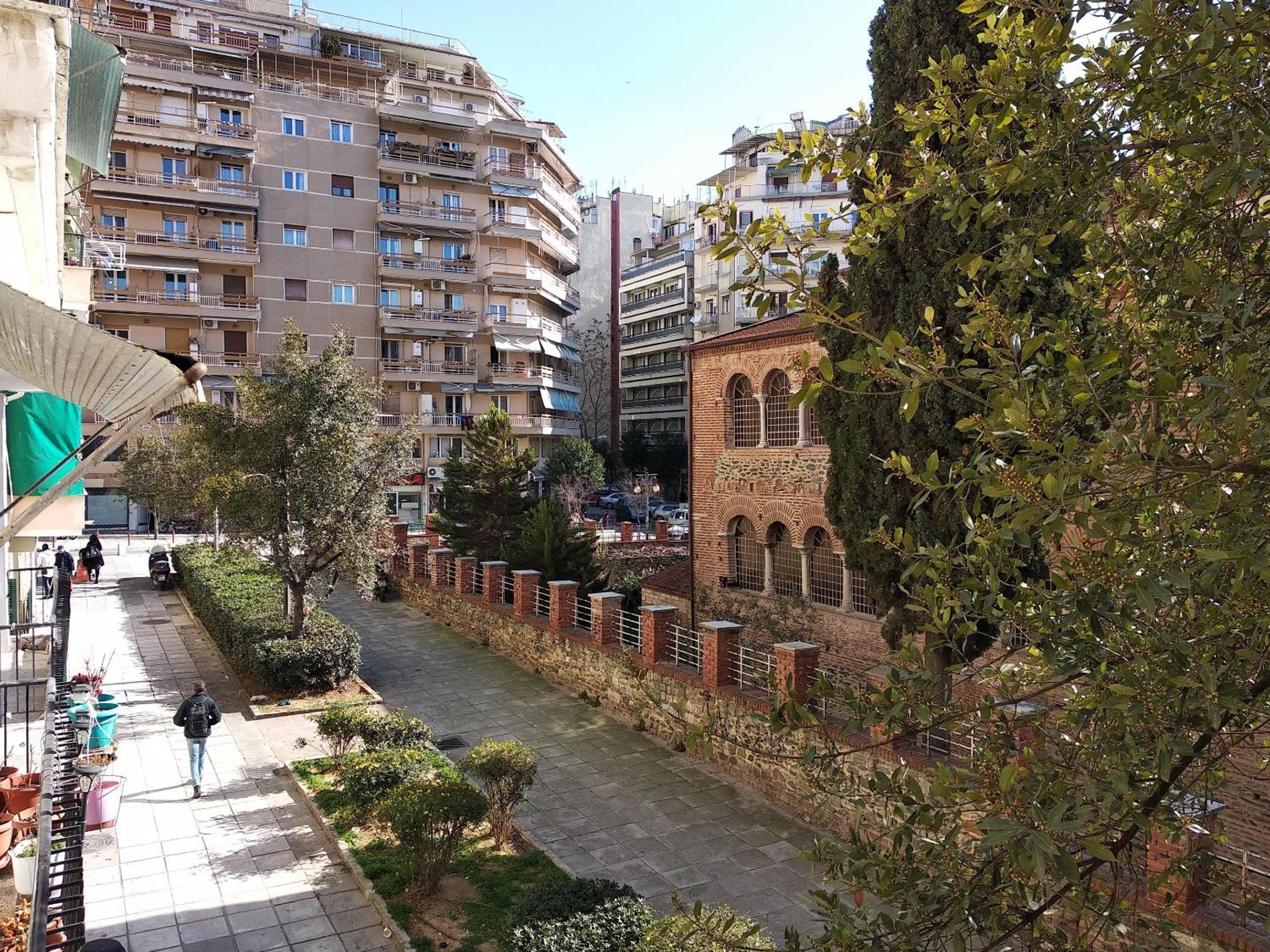 Thessaloniki Historic City Centre-Metro station view 2
