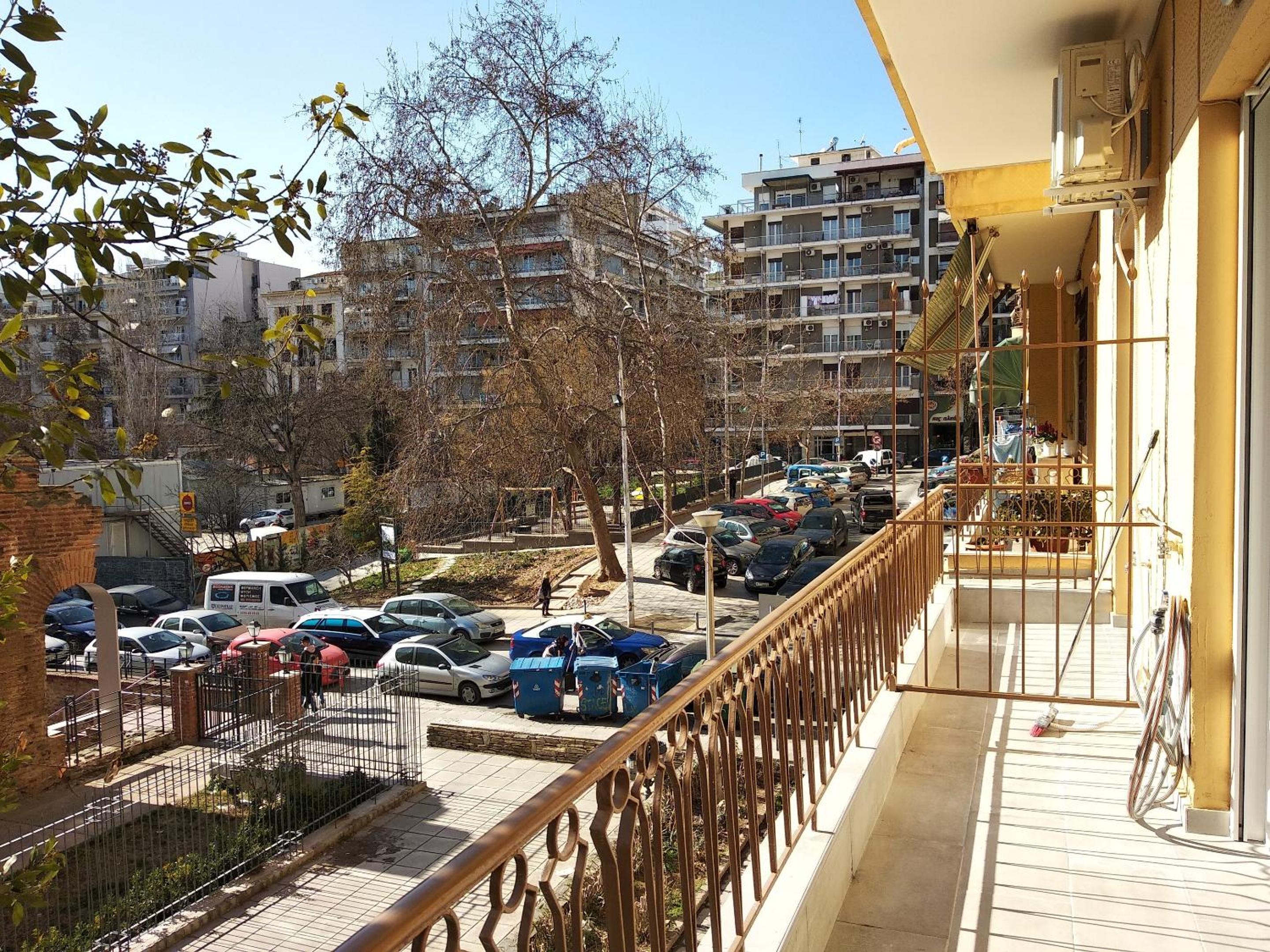 Thessaloniki Historic City Centre-Metro station view 3