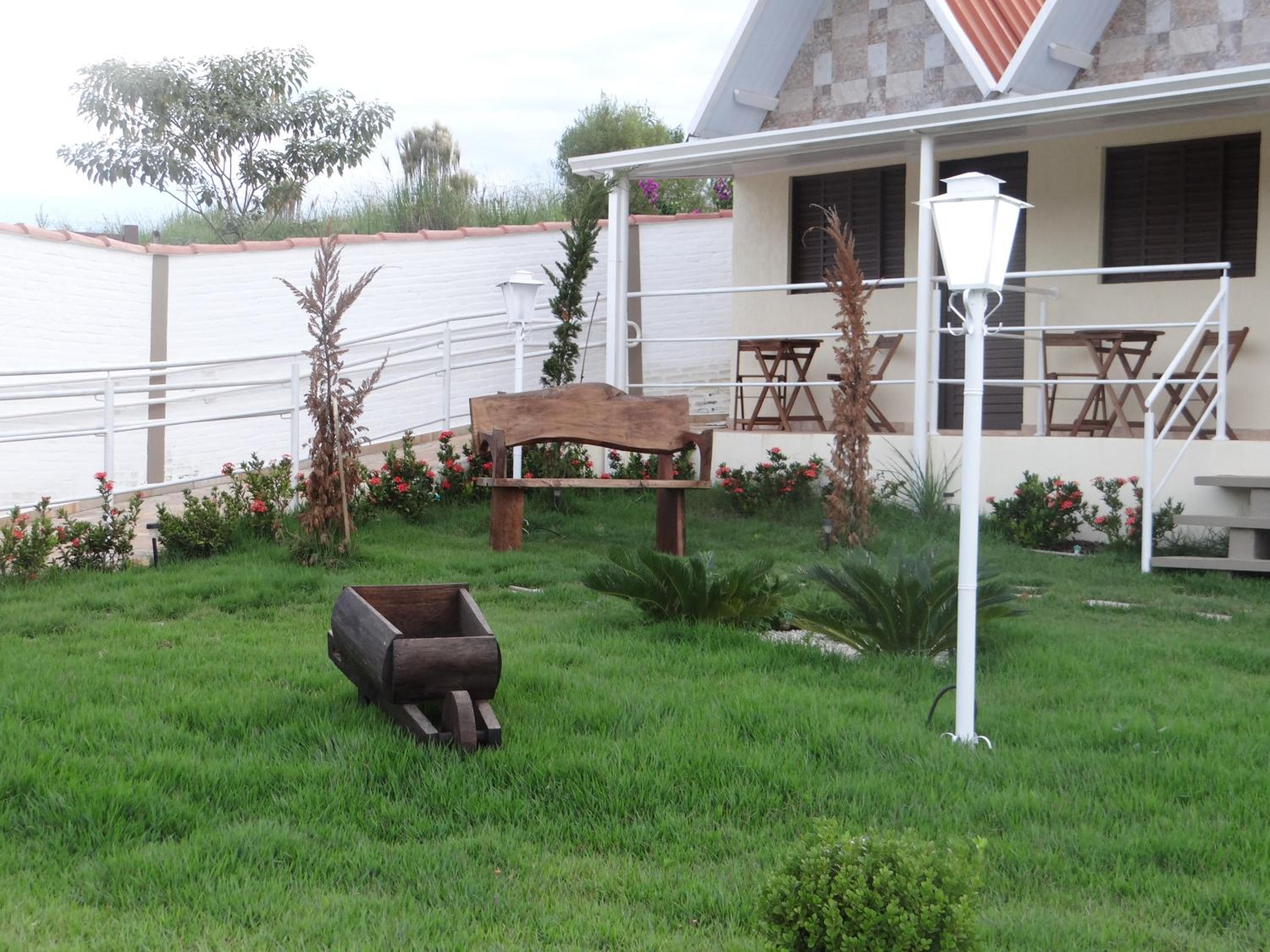 outdoor BBQ area