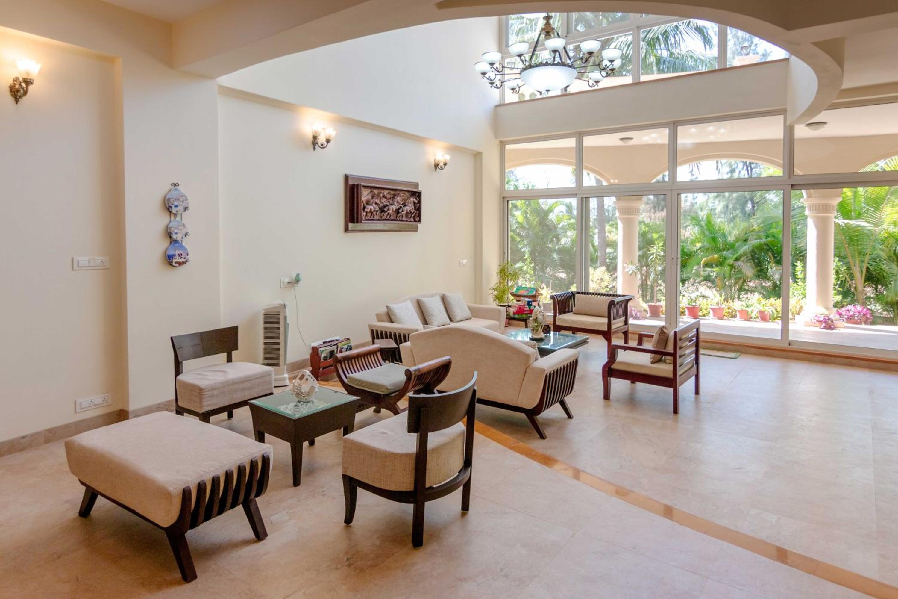 SaffronStays La Casa Maestro - Spanish 4BR villa with terrace plunge pool, coconut groves & mountain views, featured in Condé Nast view 5