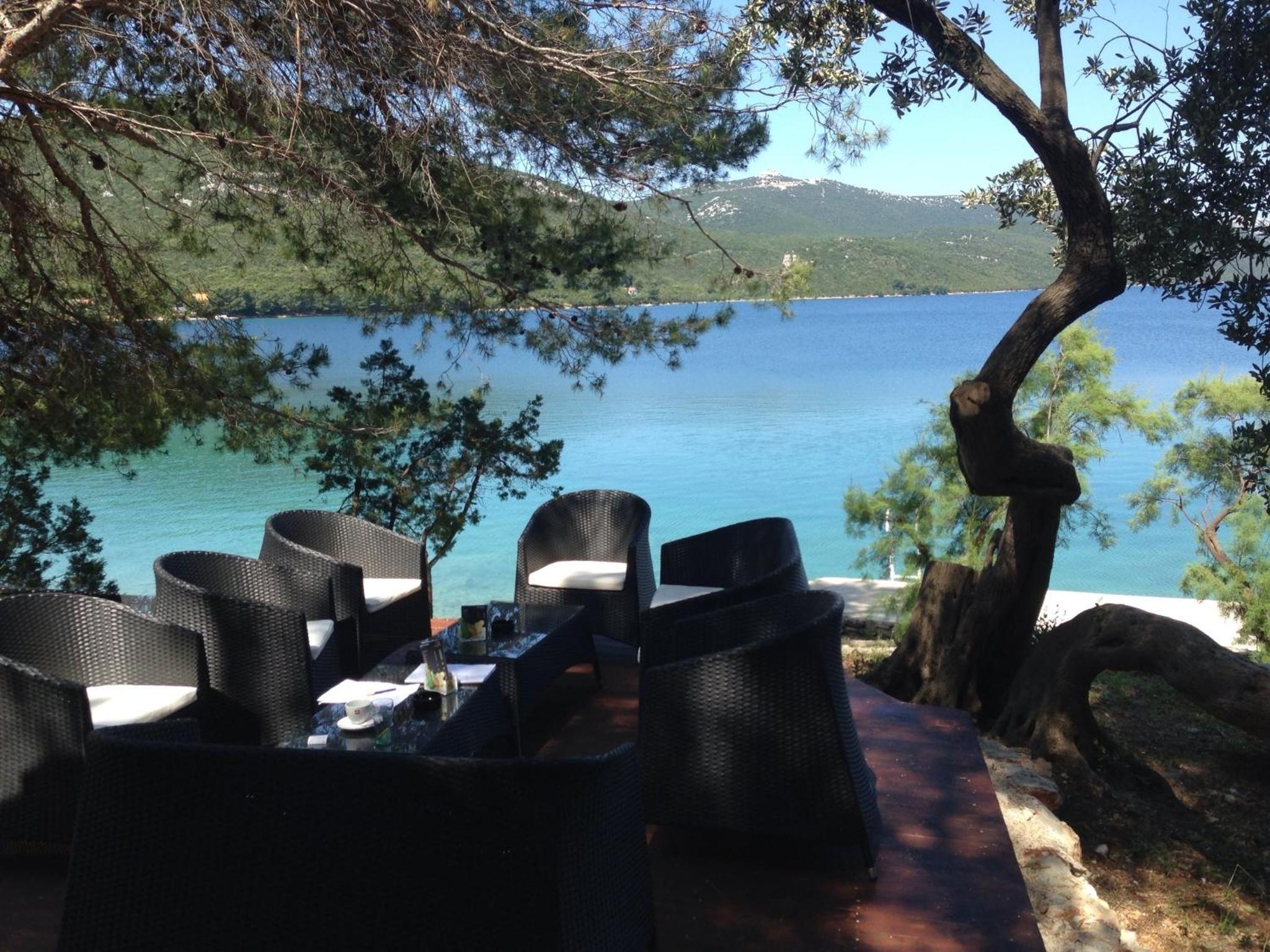 outdoor BBQ area