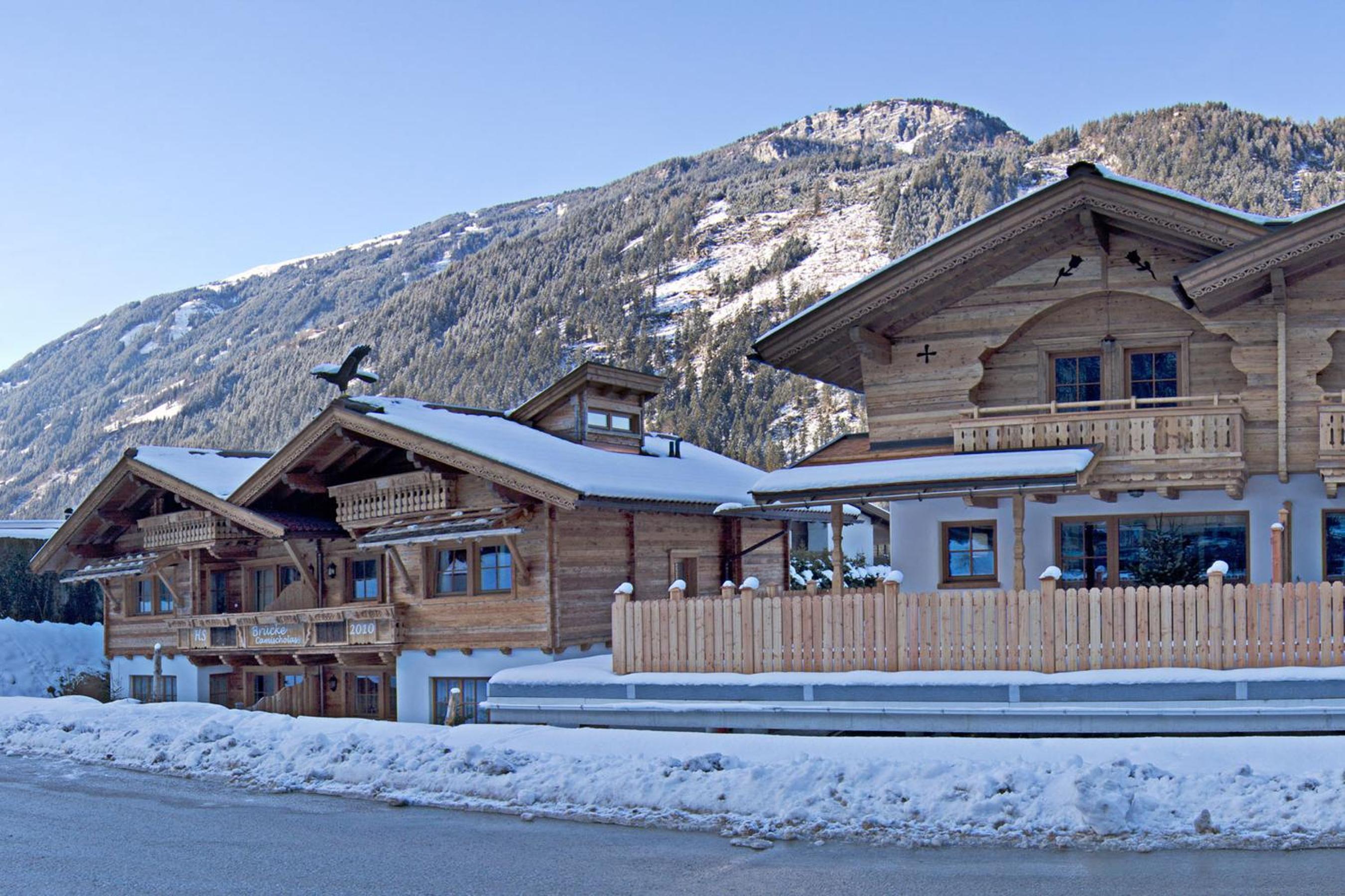 Alpenchalet Brücke
