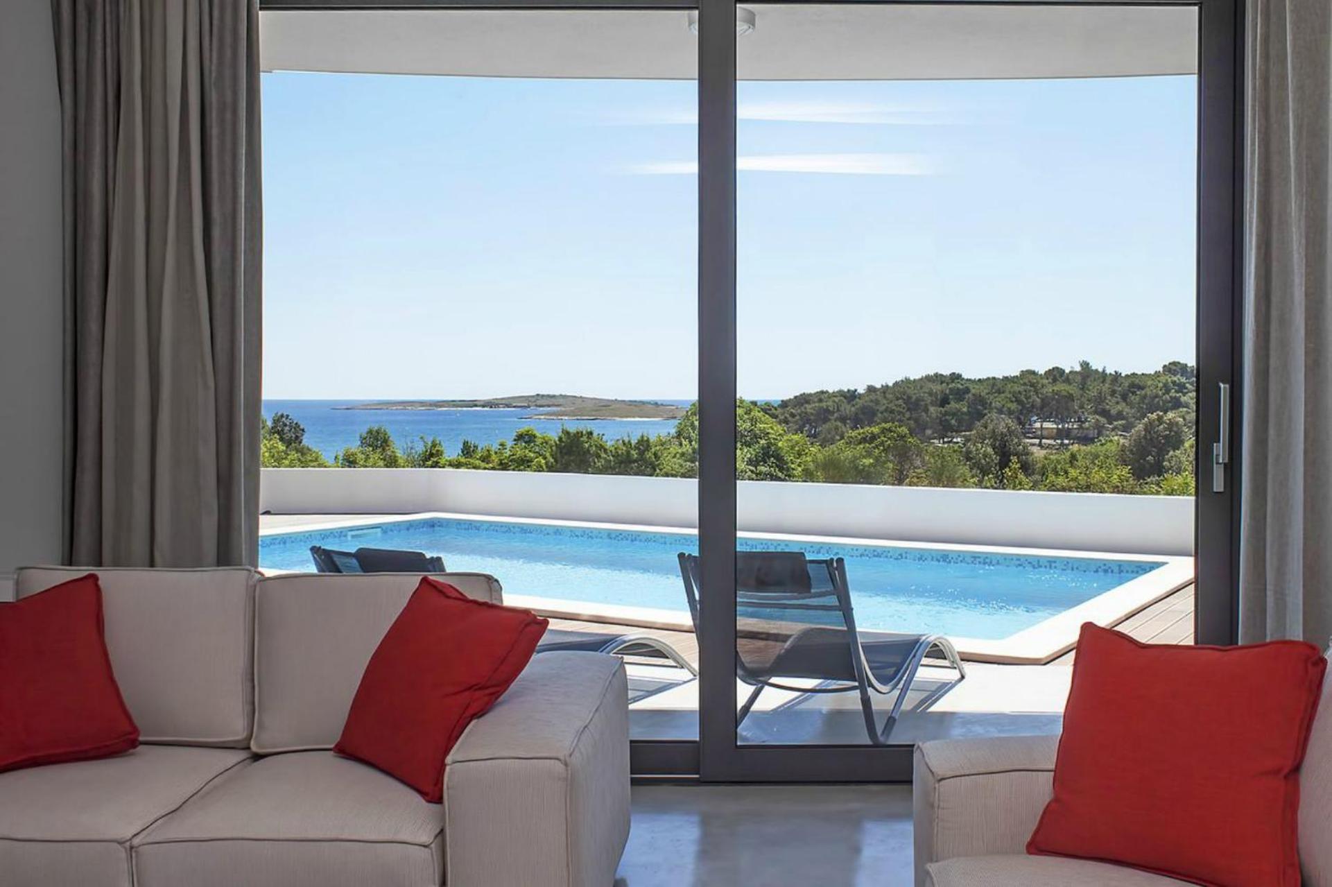 Villa Sunrise Premantura Sea View view 2