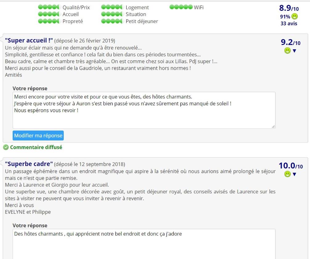 Bed & Breakfast Les LILLAS view 5