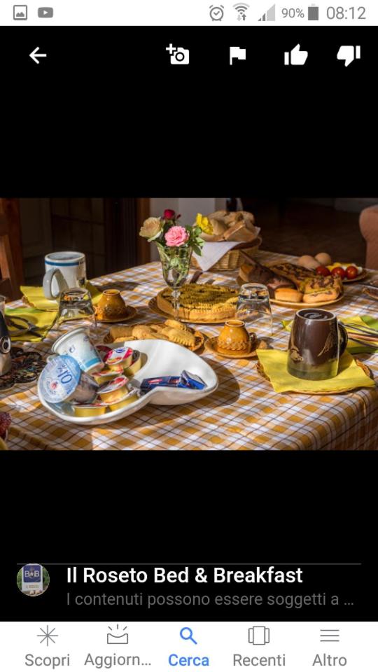 B&B Il Roseto en Spilamberto — dining