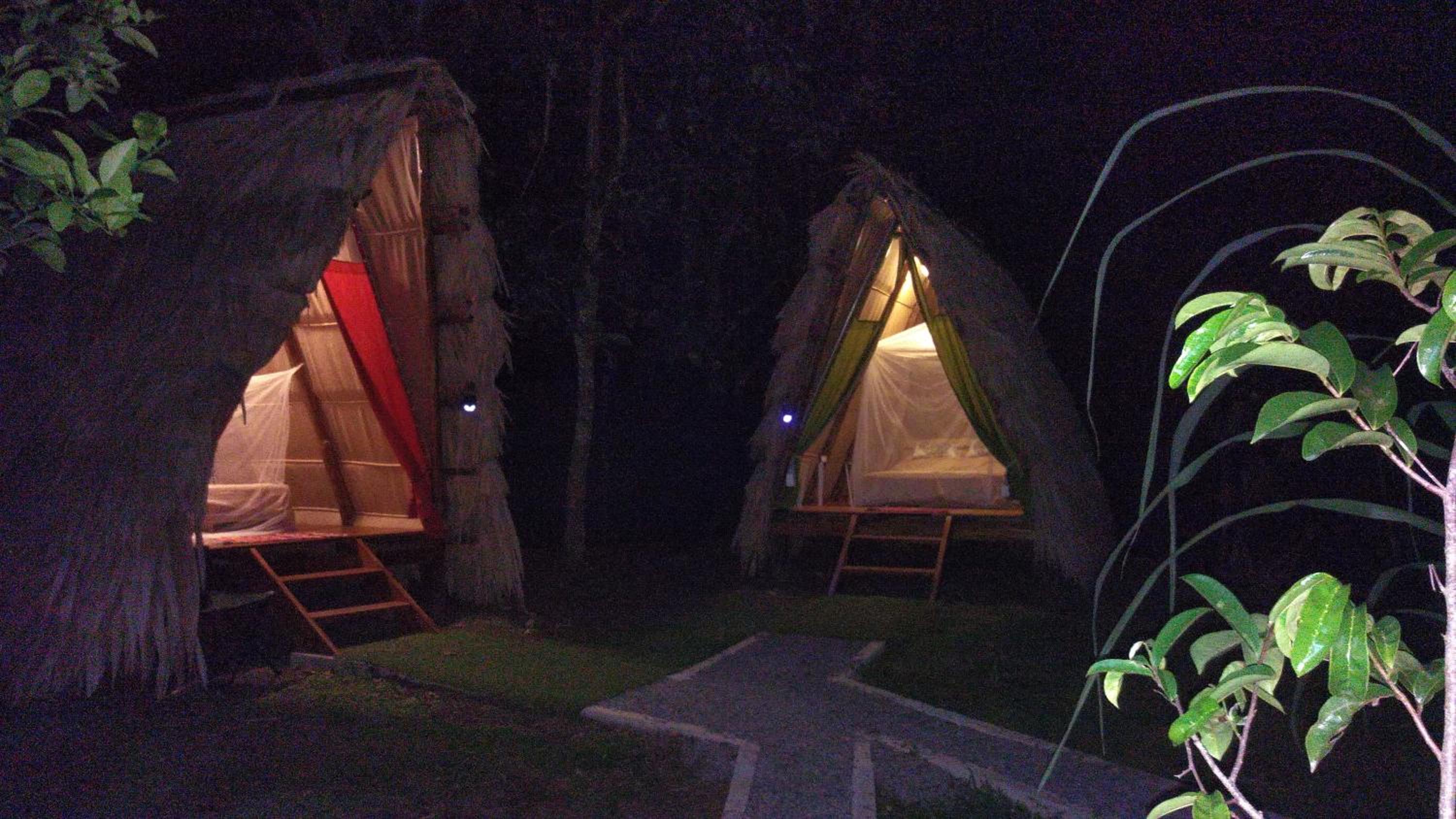 Centro Ananda, Cabina, Bambuszelt