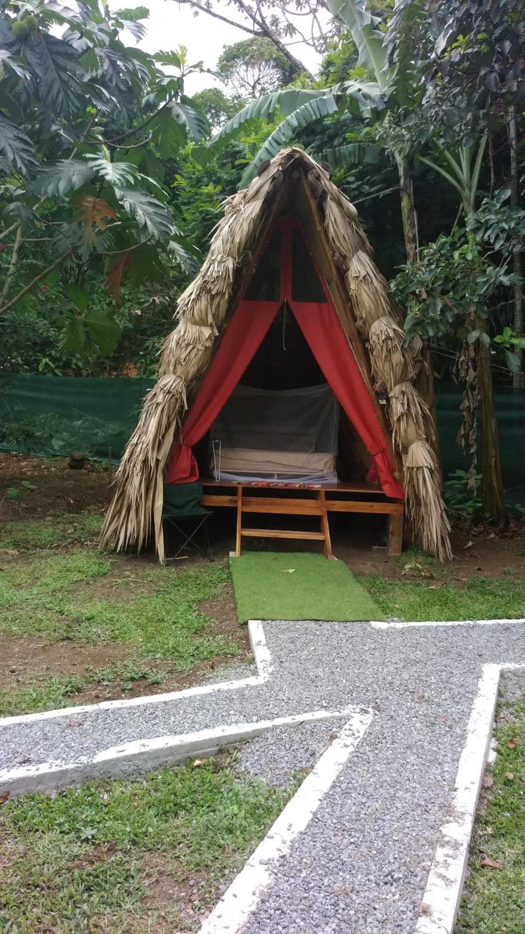 Centro Ananda, Cabina, Bambuszelt