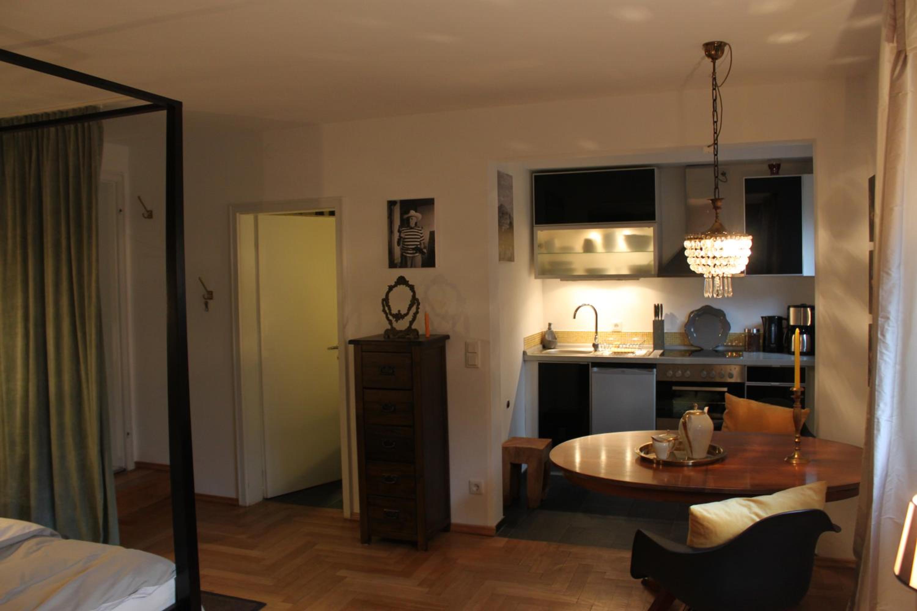 Schönes Appartement mit Gartenblick