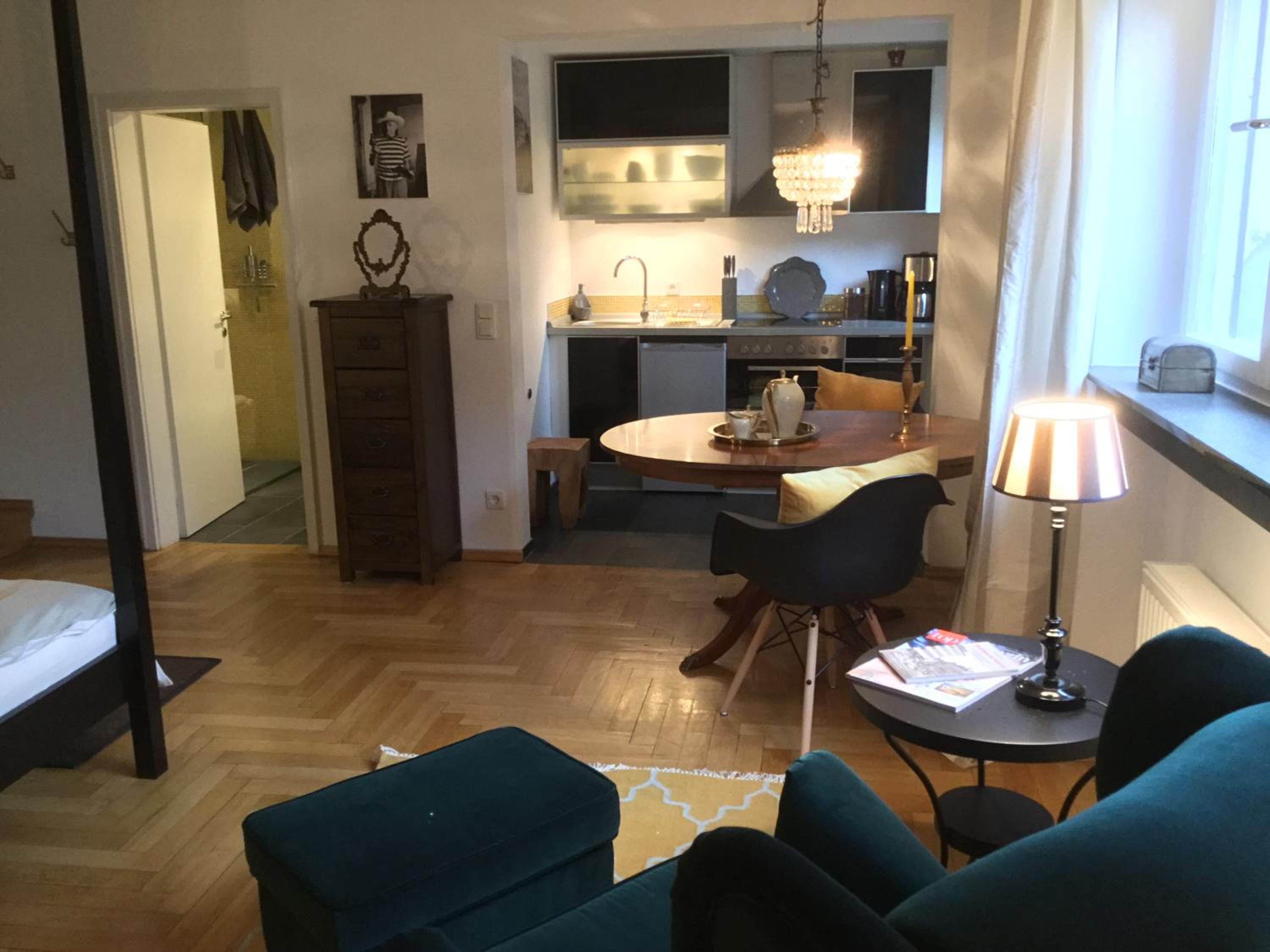 Schönes Appartement mit Gartenblick