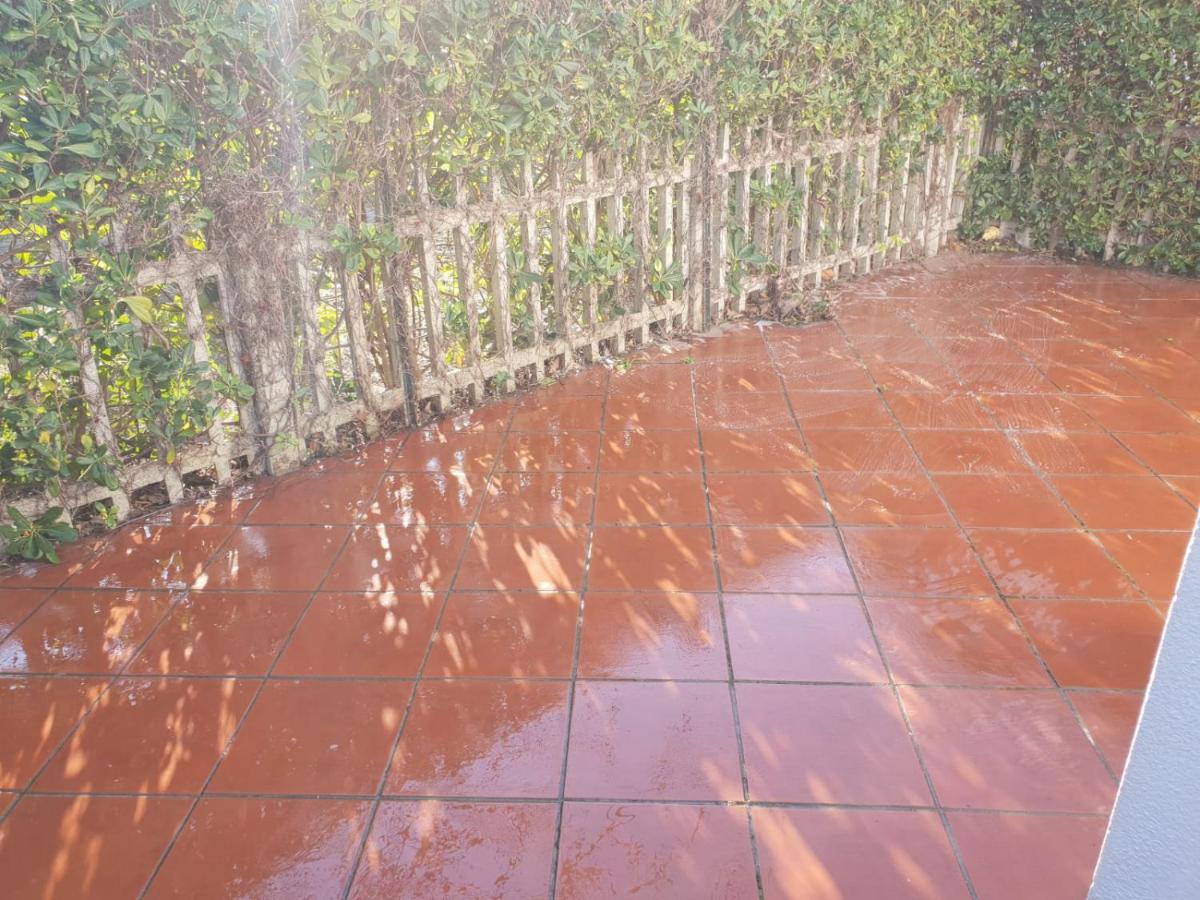 outdoor BBQ area