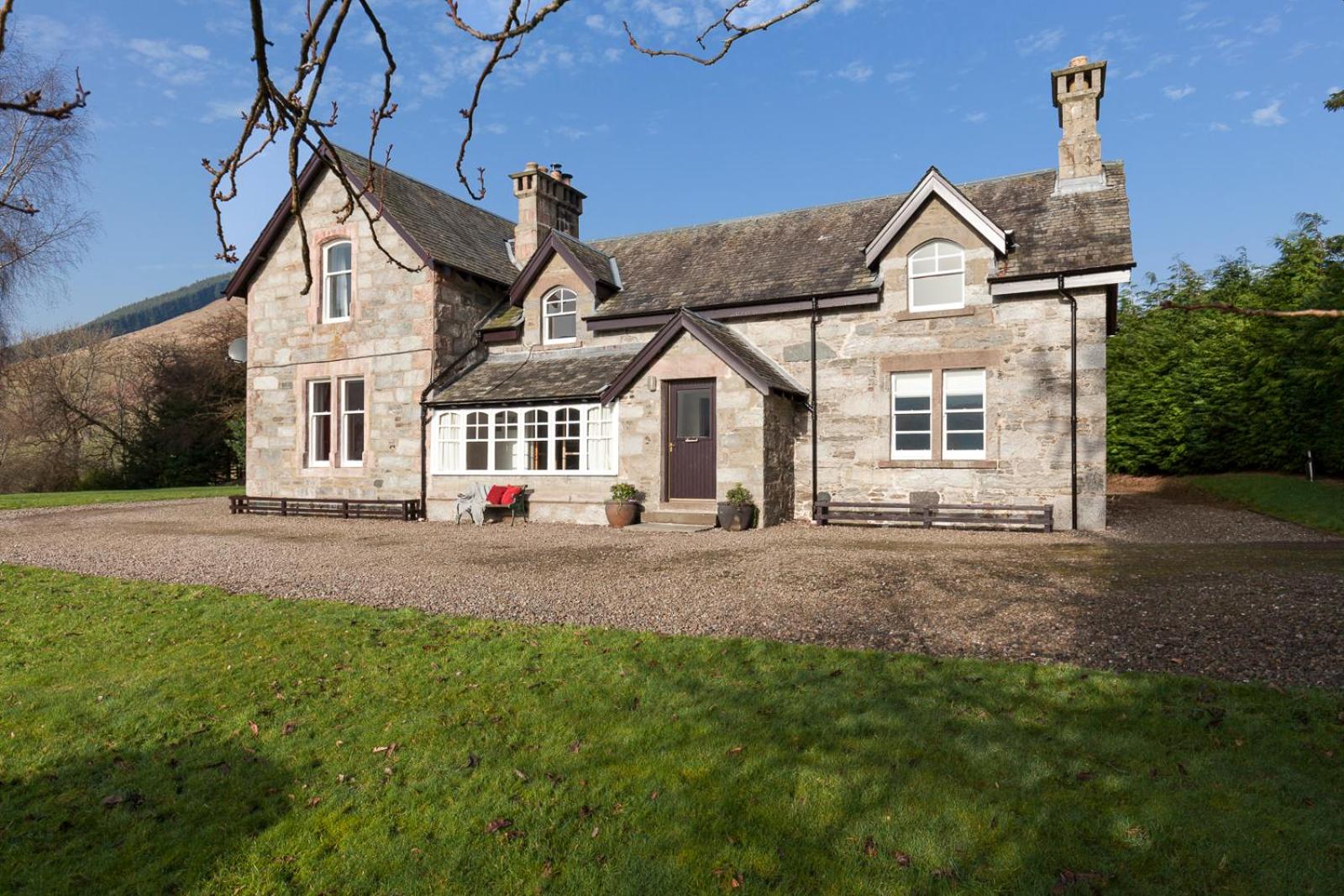 Ardveich House, large Scottish estate home with loch & hill views