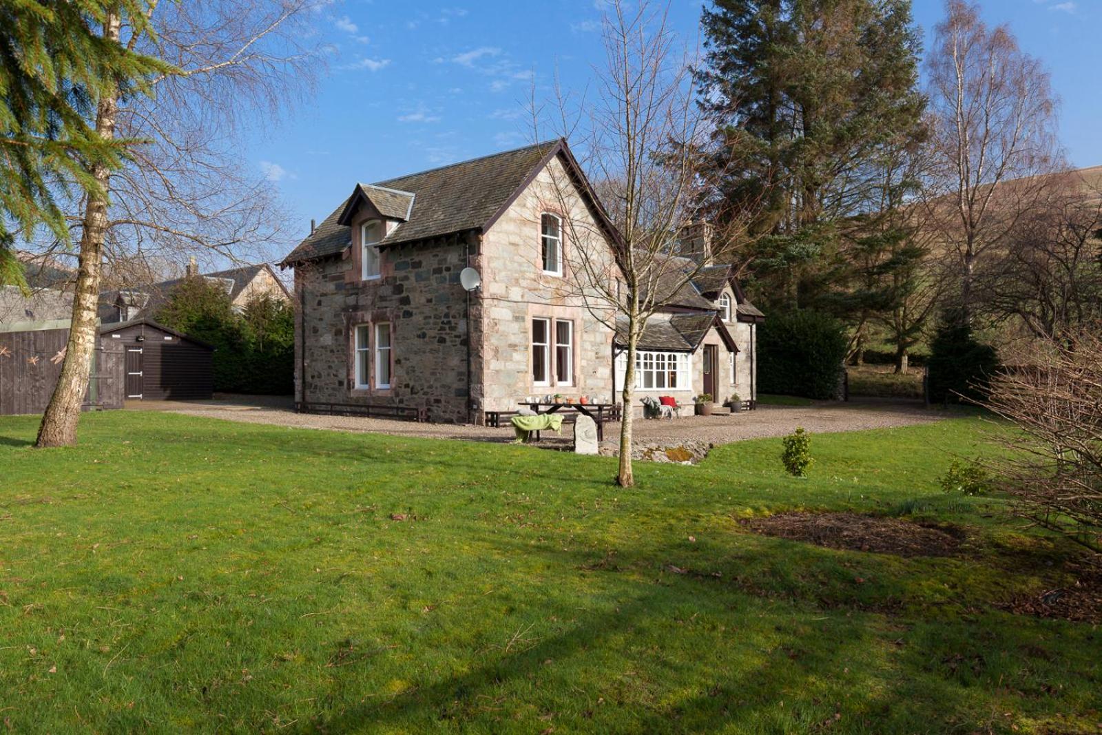 Ardveich House, large Scottish estate home with loch & hill views