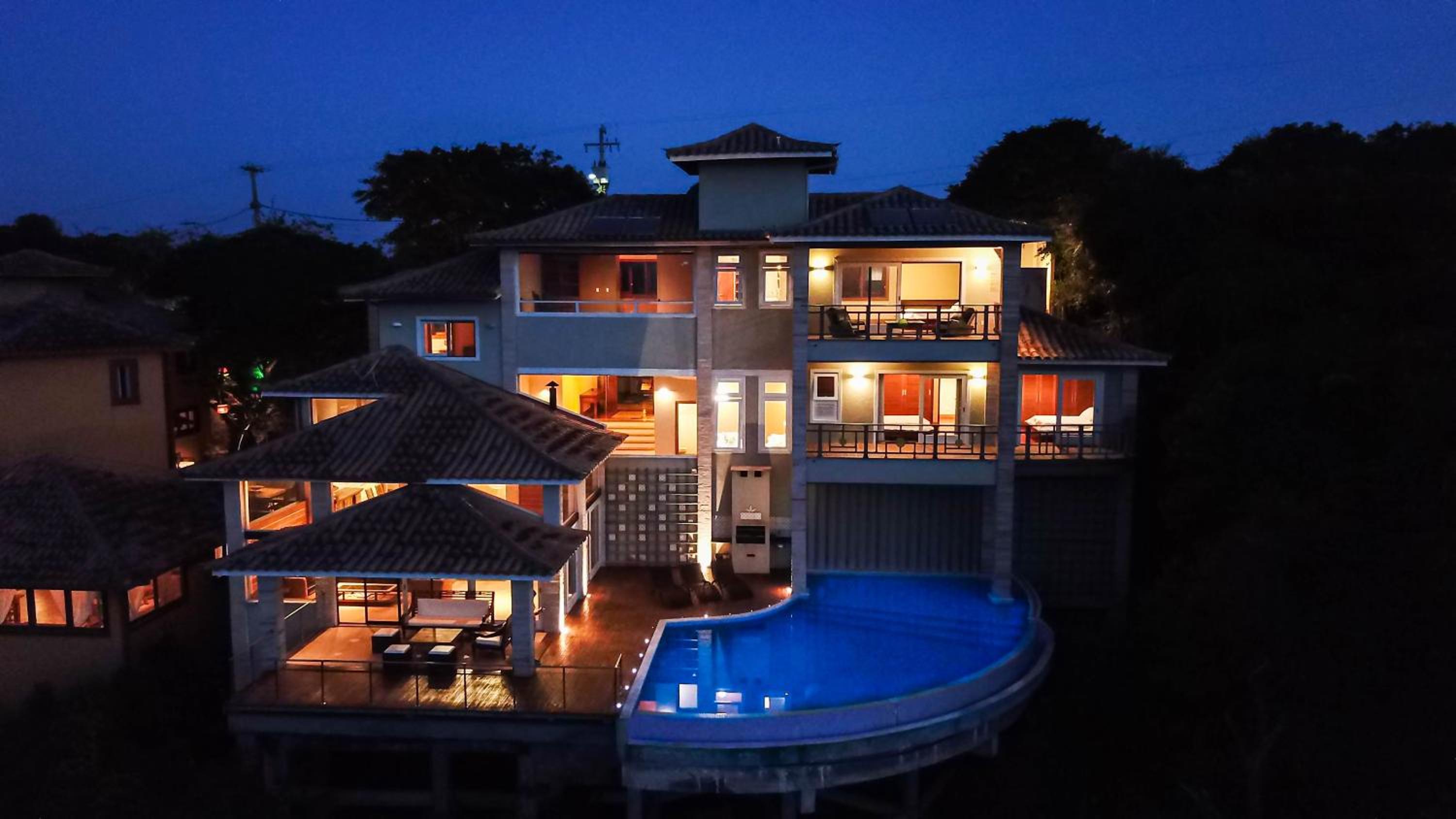 Buzios, casa inteira de frente para o mar em Joao Fernandes, fabulosa, a melhor vista, Mansão Bella Vista