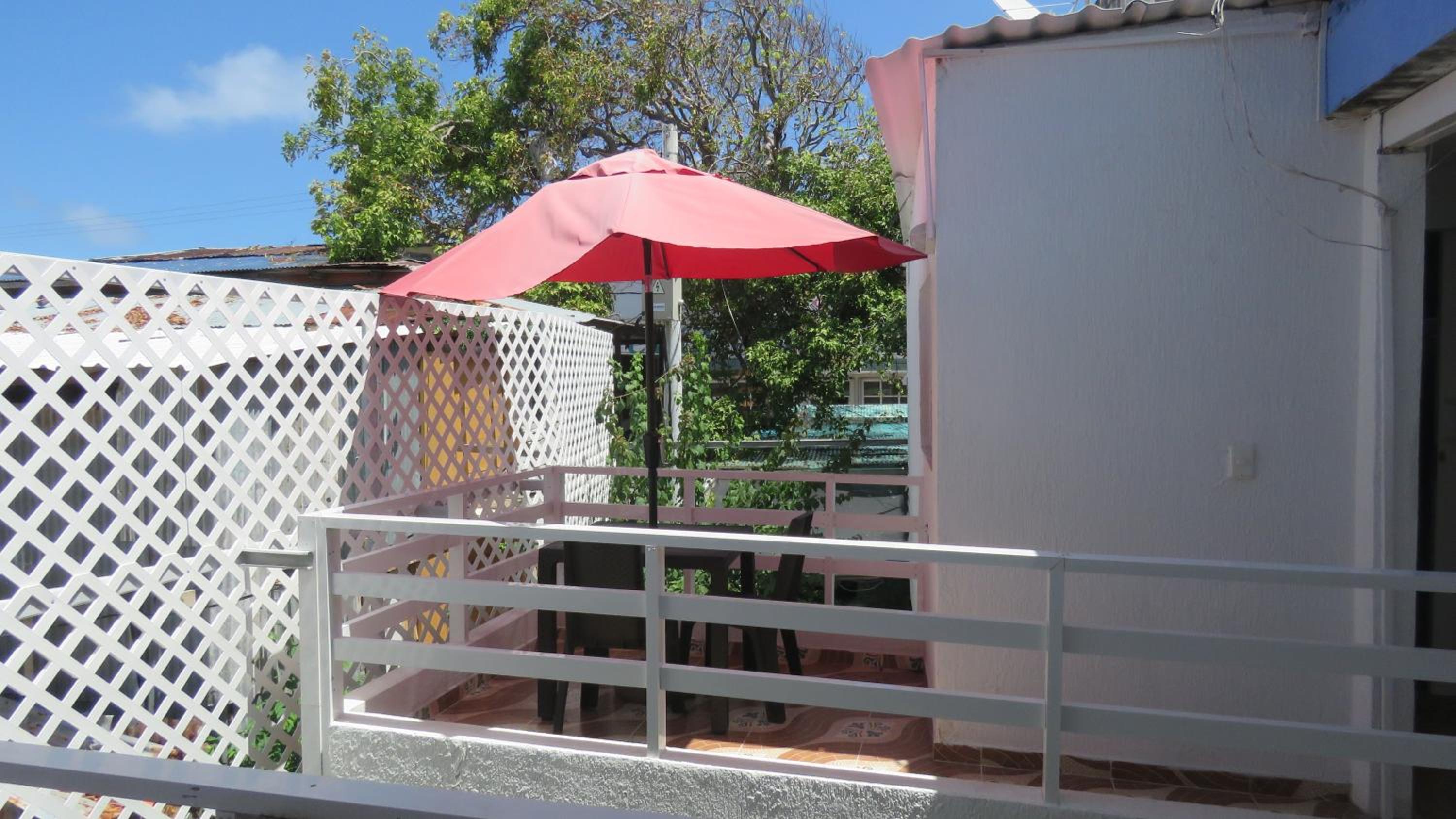 outdoor BBQ area