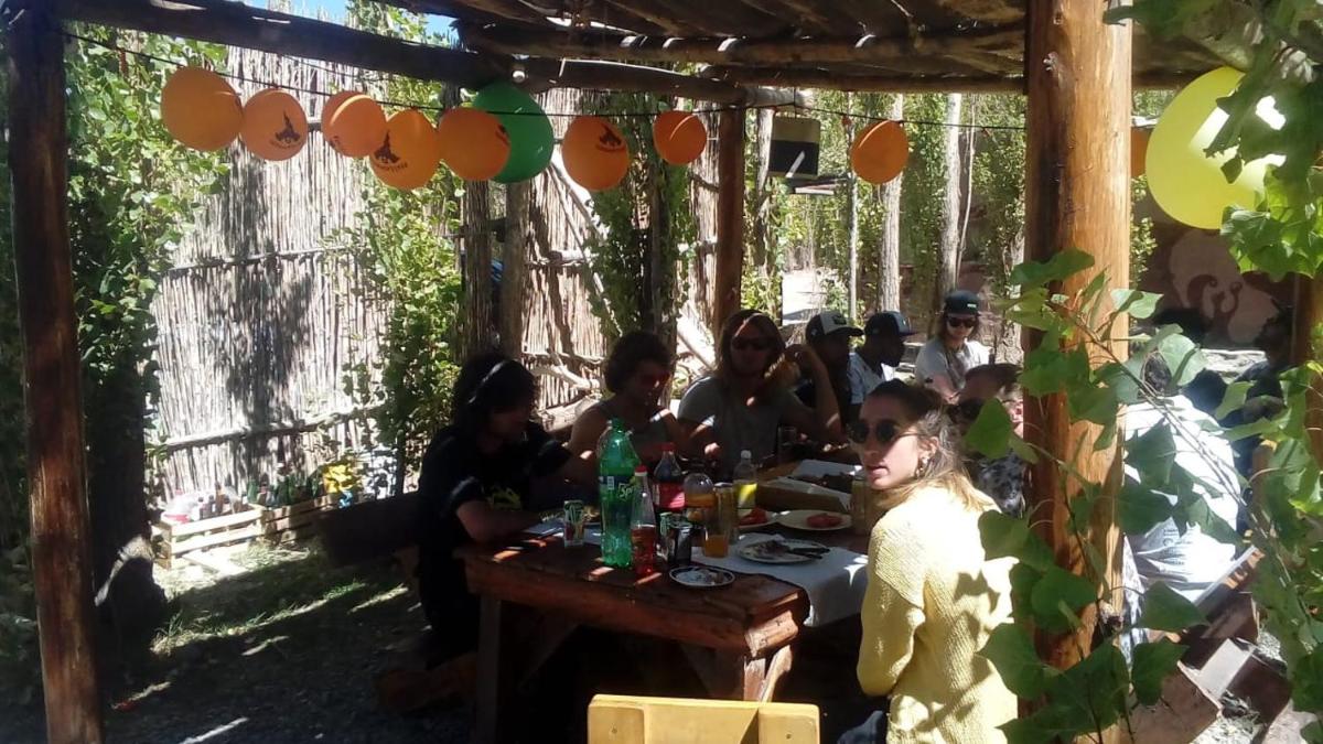 outdoor BBQ area