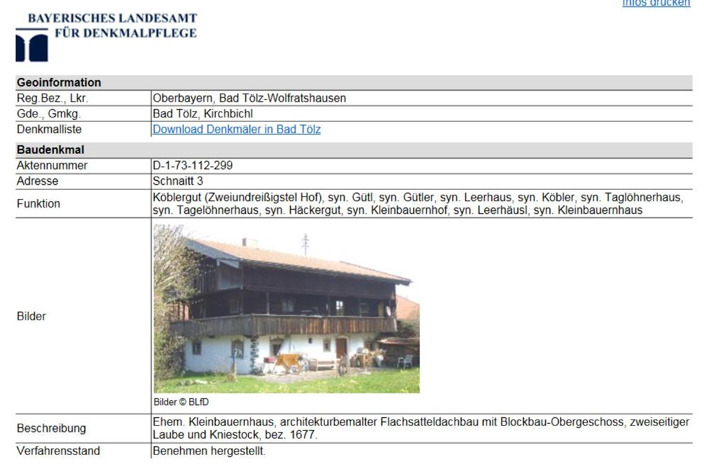 Ferienhaus Tölzer Land