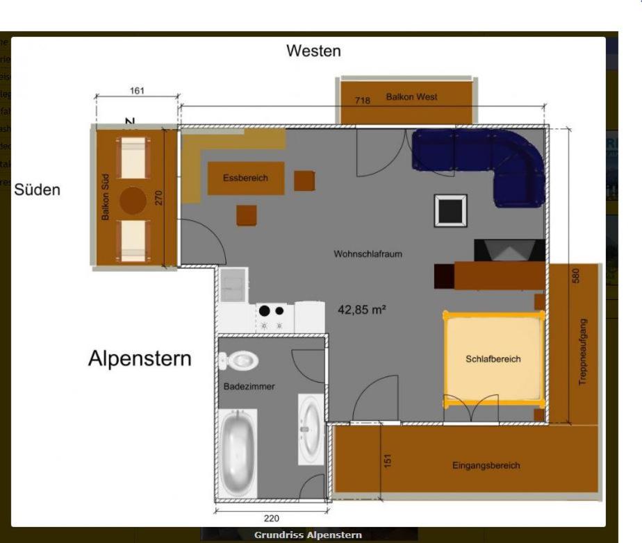 Ferienwohnung Alpenstern view 4