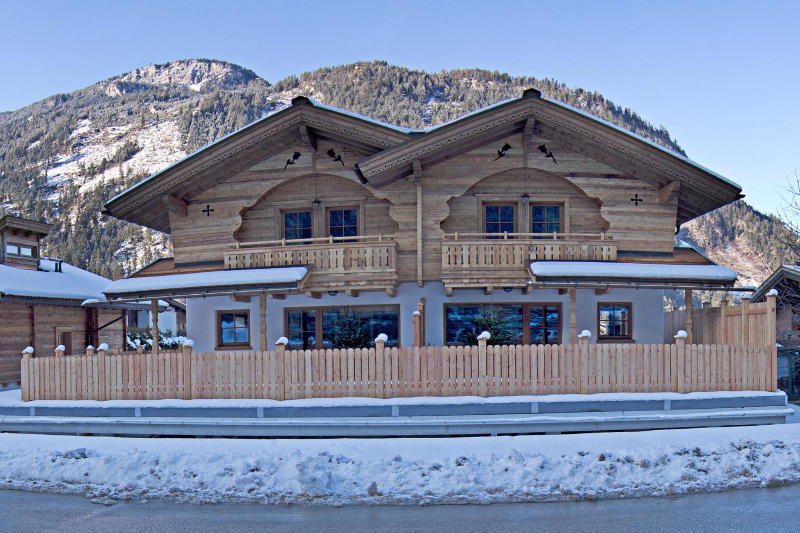 Alpenchalet Brücke
